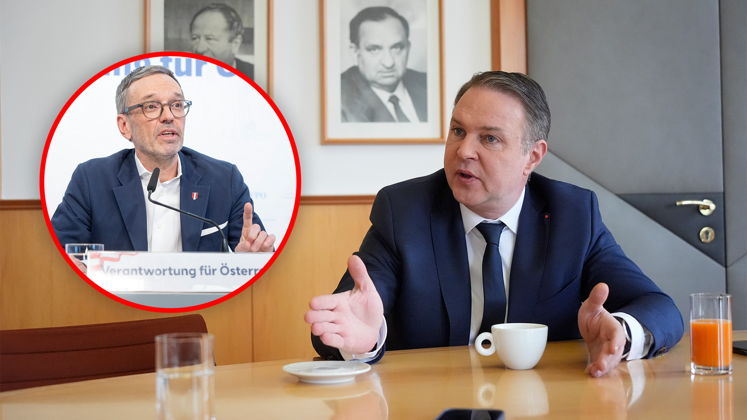 SPÖ-Chef Andreas Babler machte im <em>
