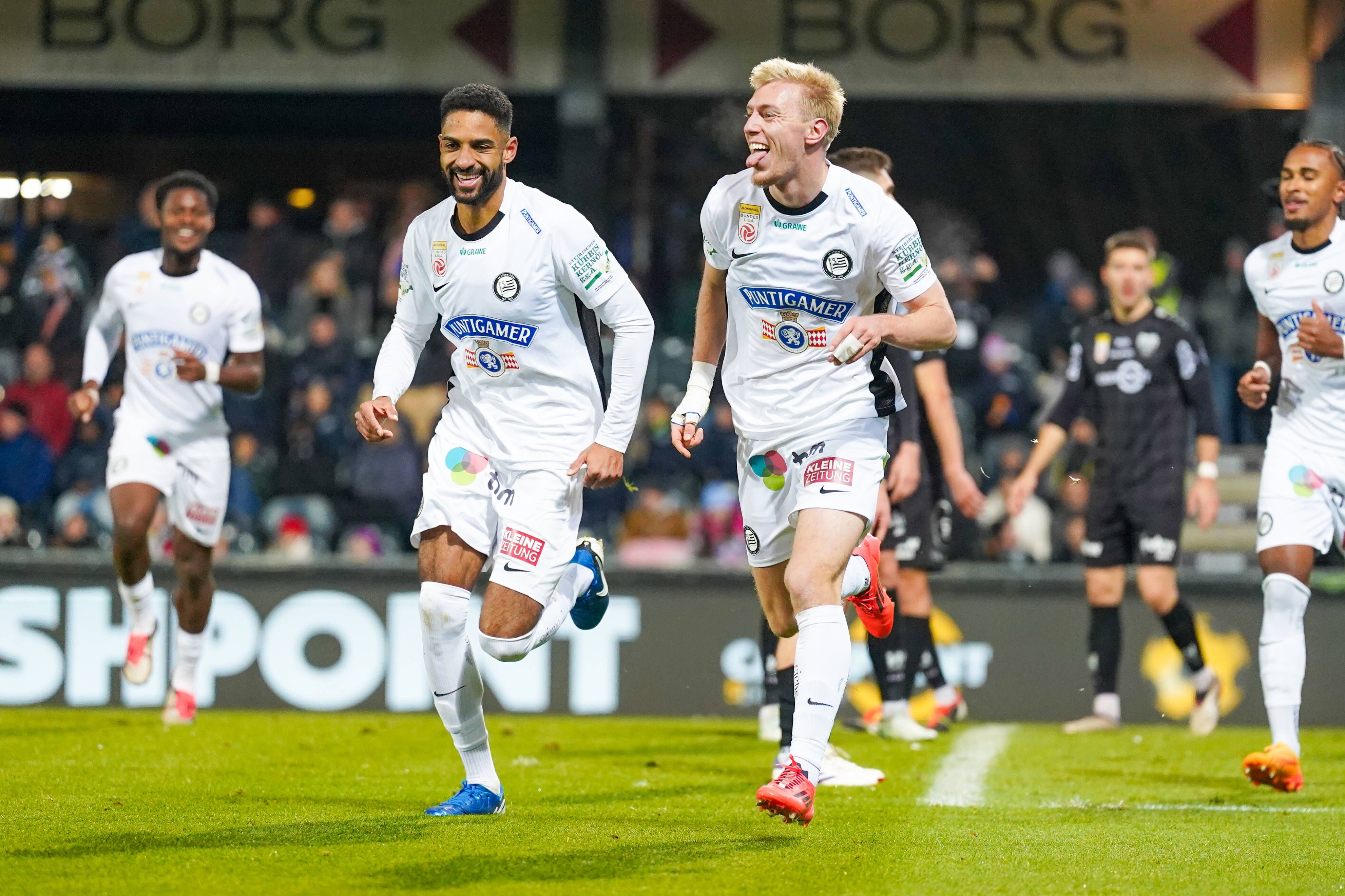 Sturm-Star Mika Biereth dürfte in Zukunft im Trikot von Monaco jubeln.