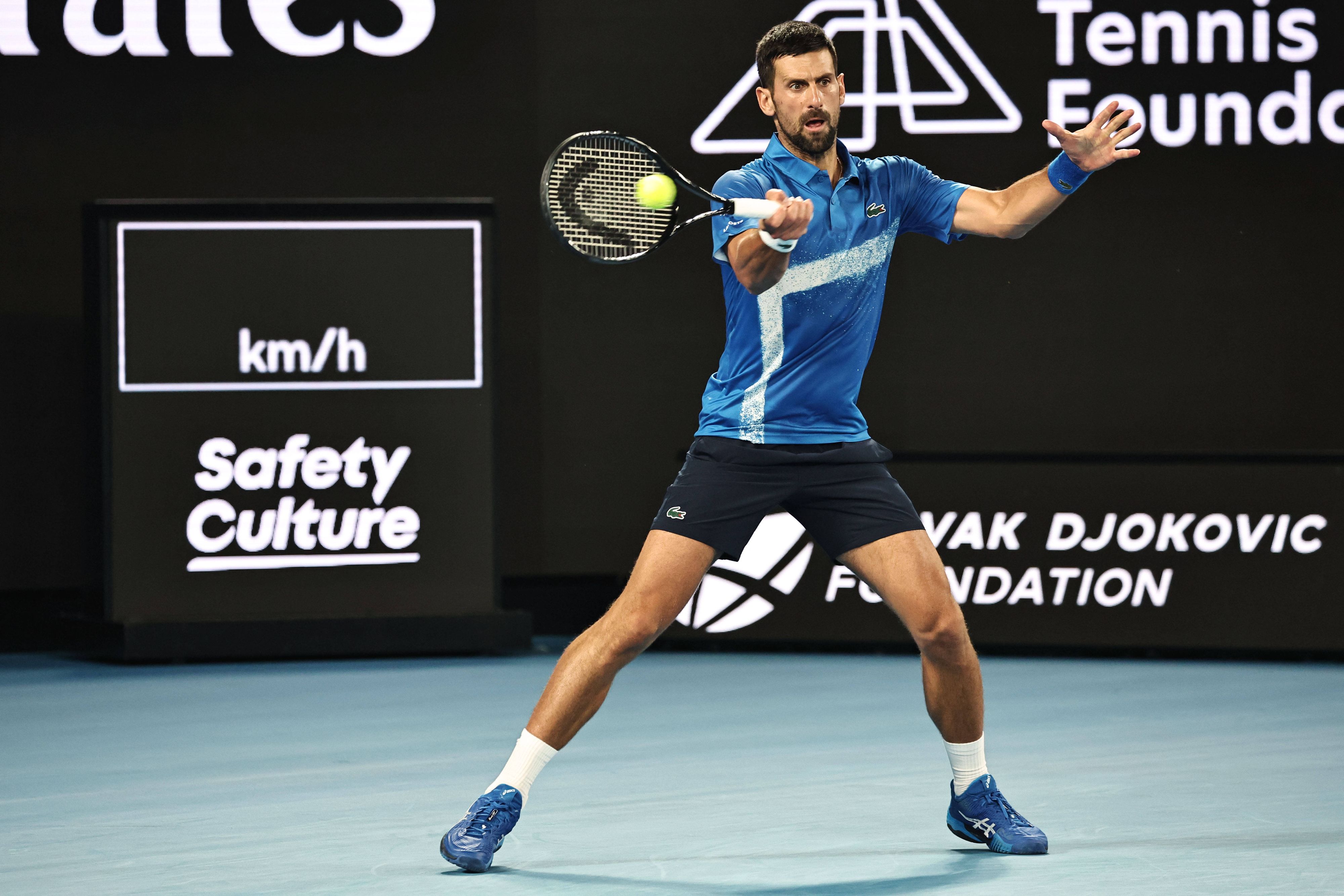 Tennis-Star Novak Djokovic. 