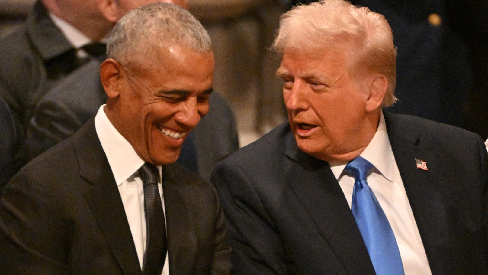 Lippenleser: Darüber haben Trump und Obama getuschelt