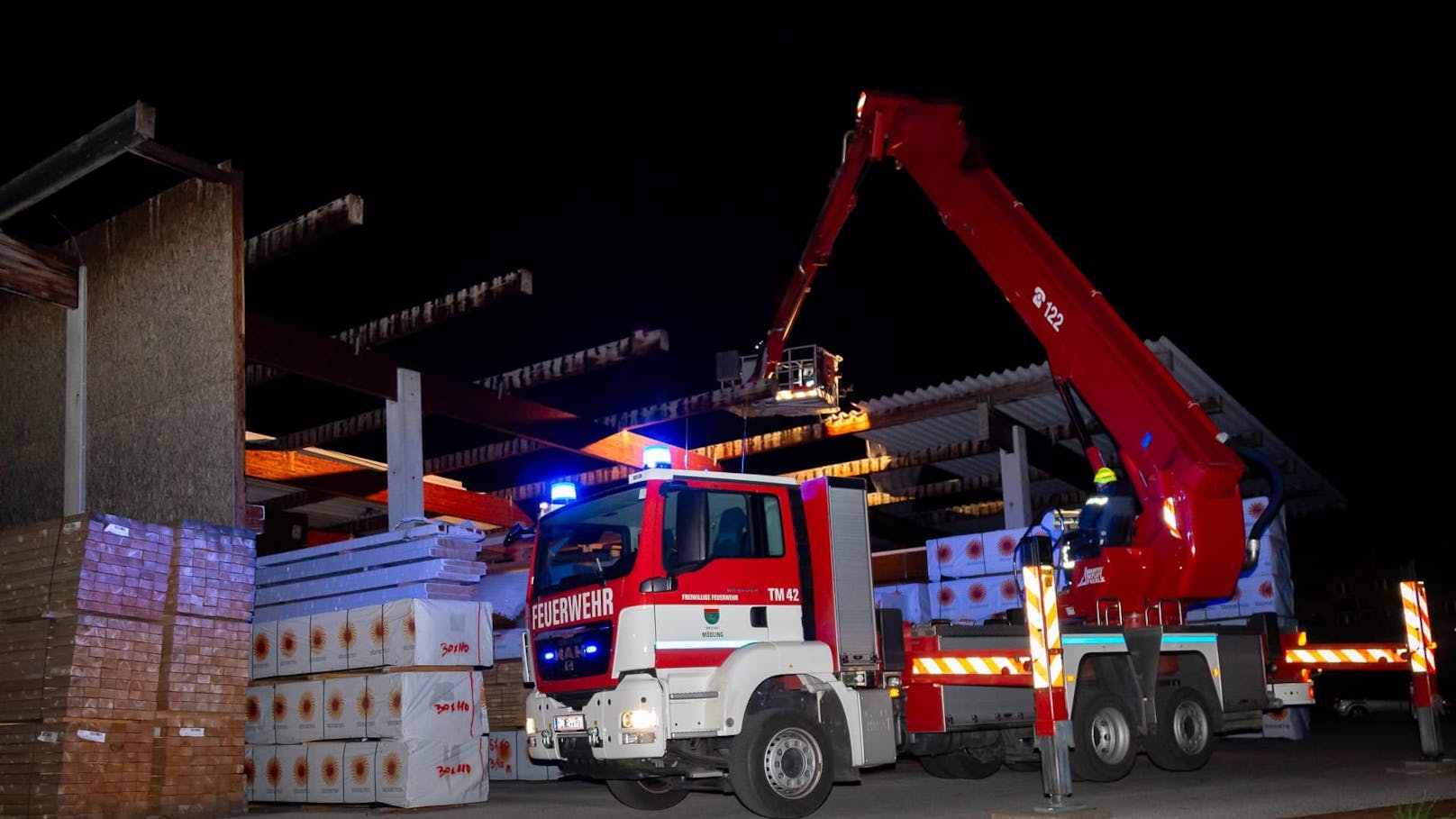 Der Einsatz dauerte bis 5 Uhr Früh.