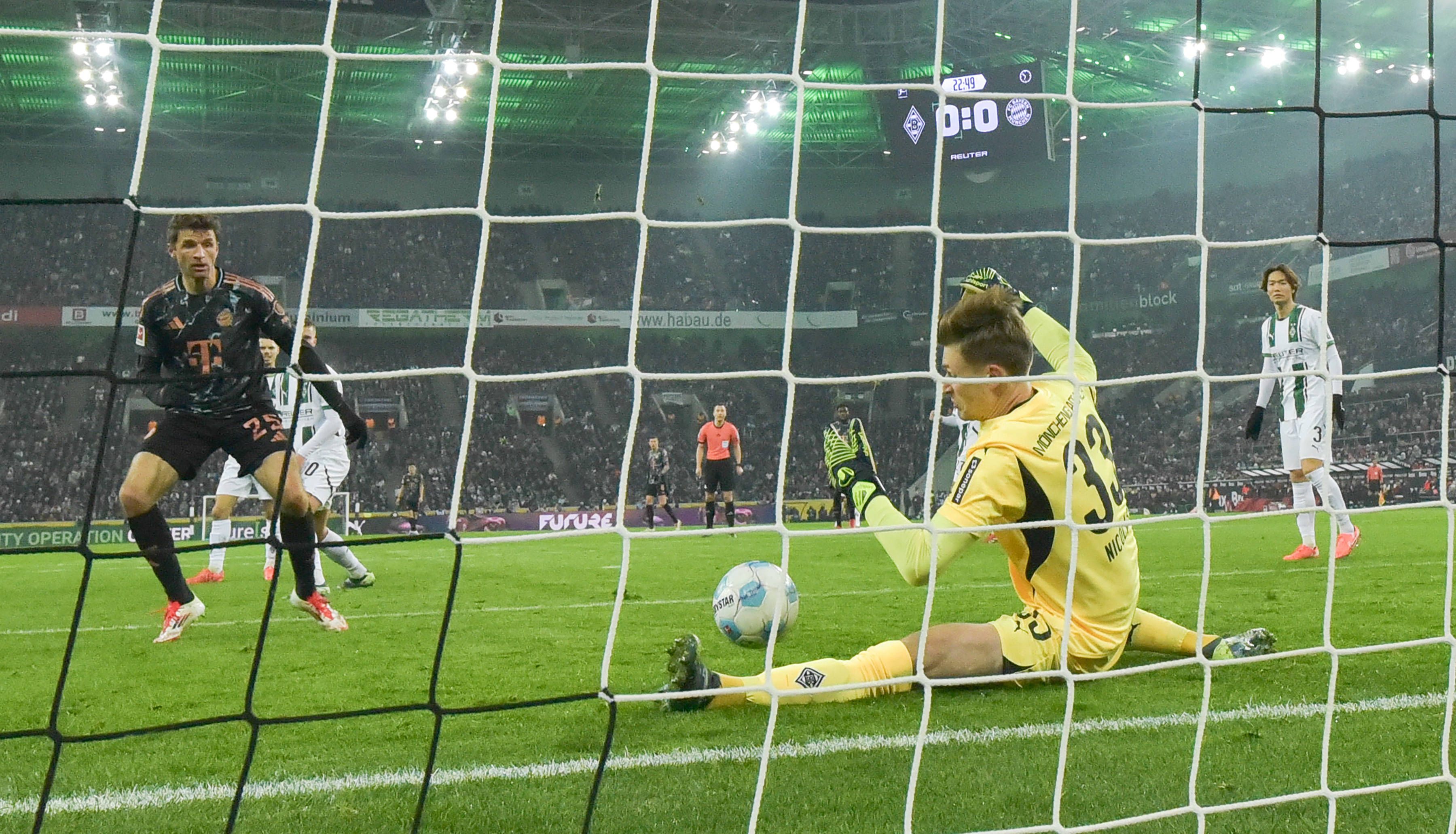 Bayern rang Gladbach nieder.