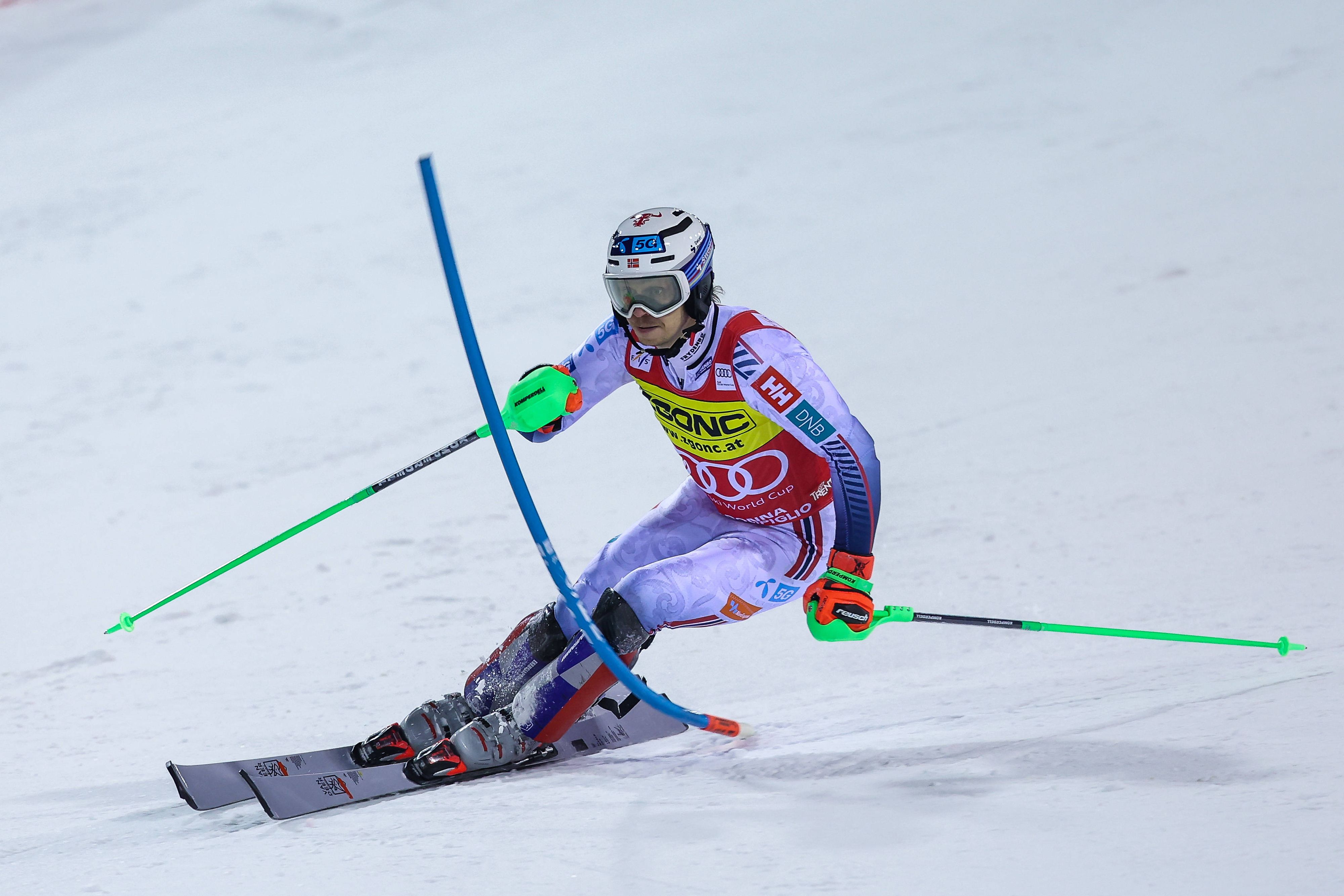 Henrik Kristoffersen wurde beim Slalom in Adelboden Dritter.
