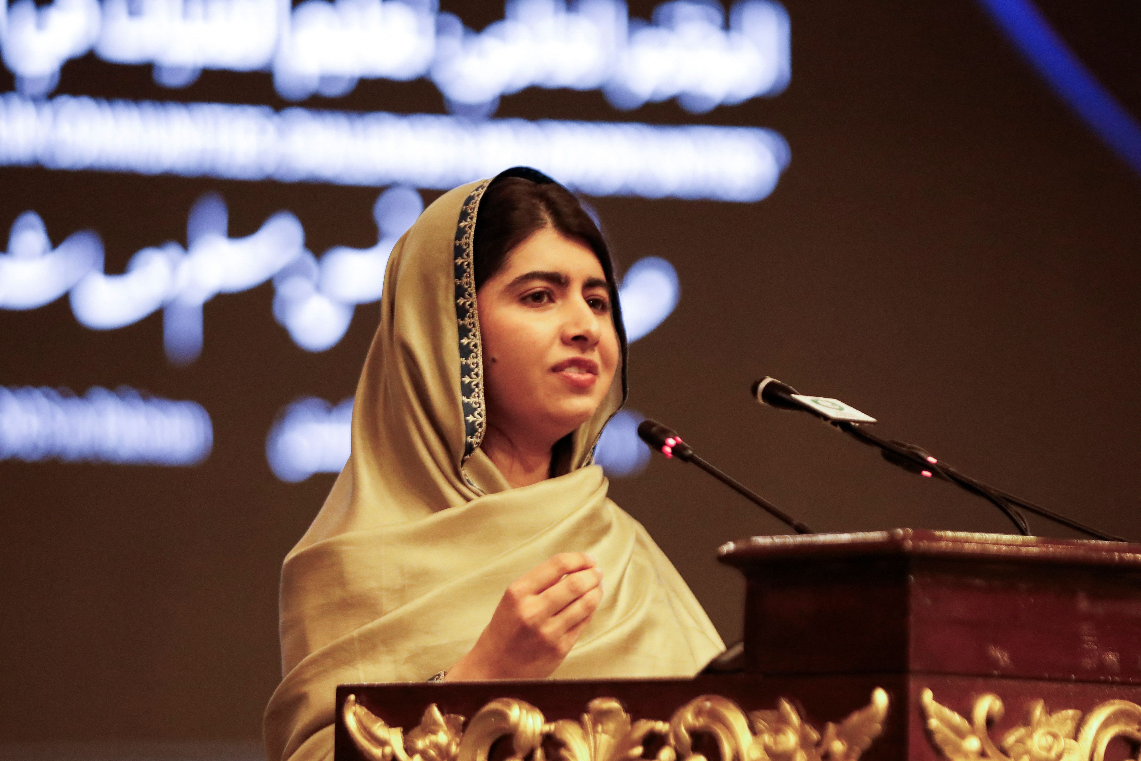 Friedensnobelpreisträgerin Malala Yousafzai war beim Gipfel 