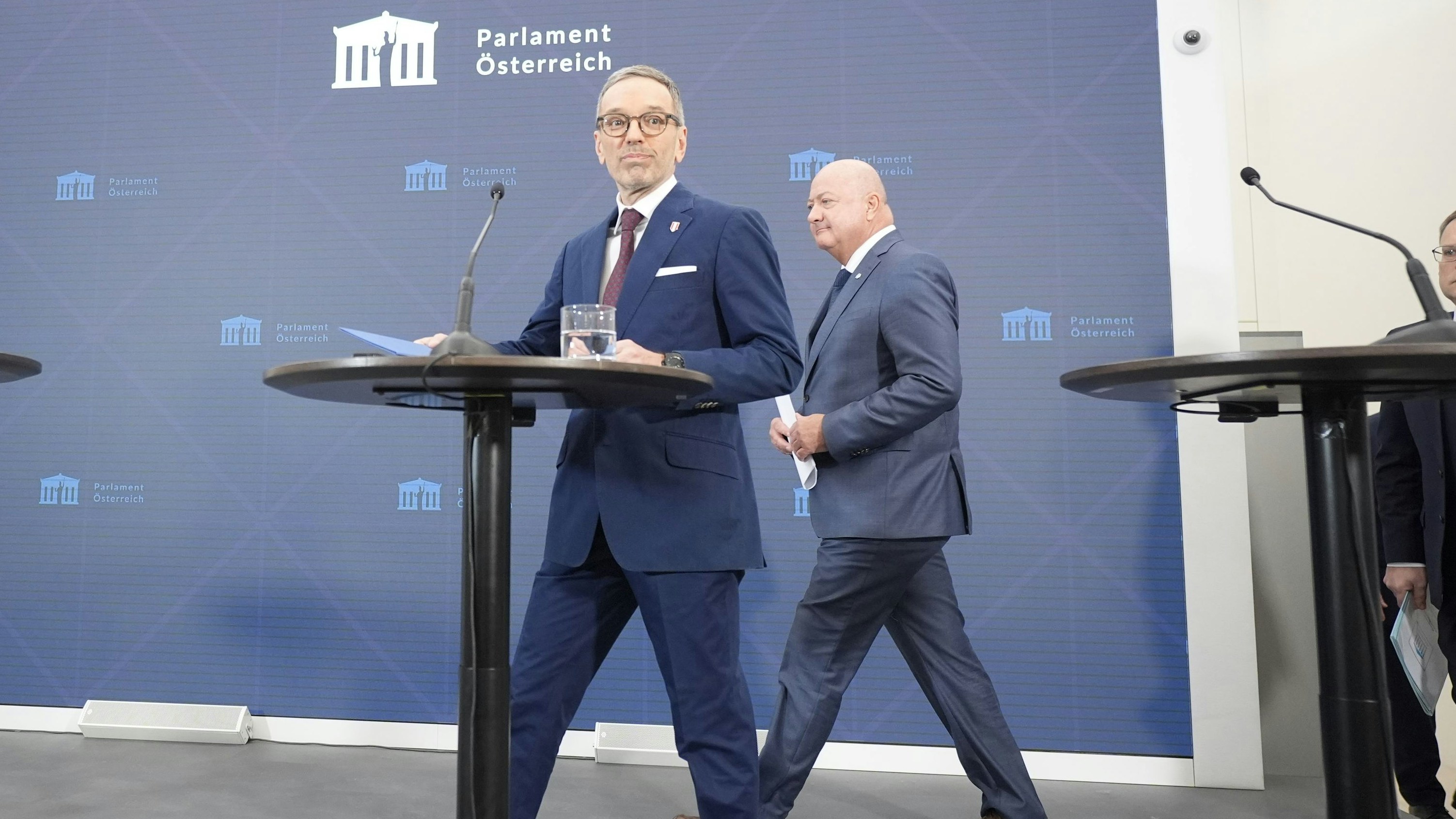 Gehen (vorerst) in die selbe Richtung: Die Gespräche zwischen Kickl und Stocker laufen konstruktiv, erfährt "Heute".