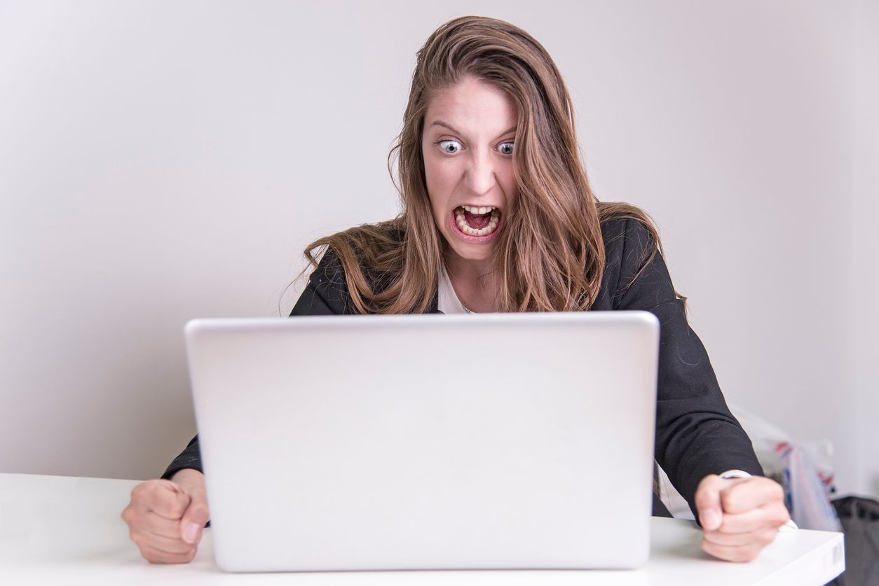 70 Prozent ist bei der Arbeit mit technischen Geräten schon mal der Kragen geplatzt.