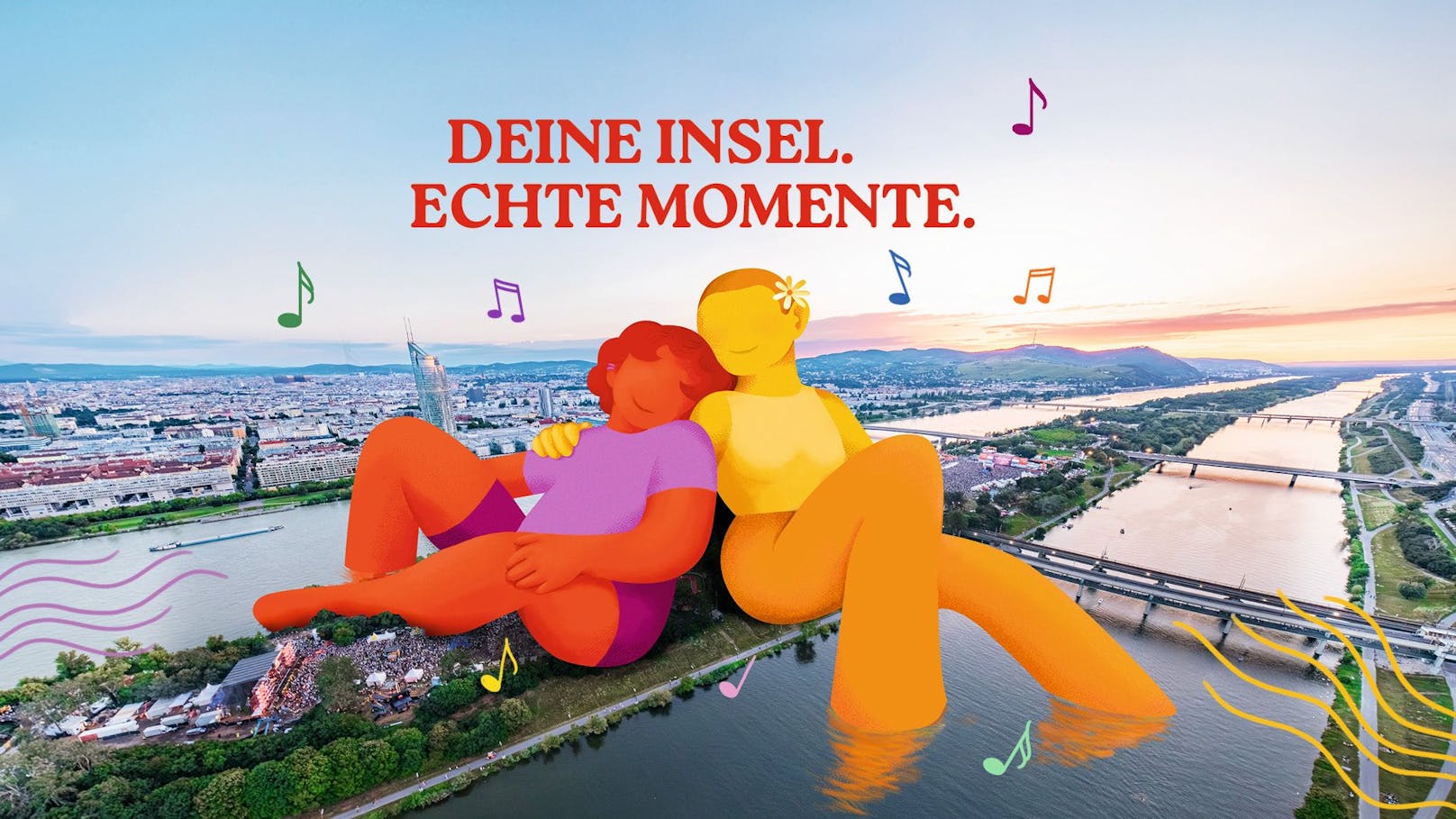 Donauinselfest 2025 wird noch größer, bunter & lauter