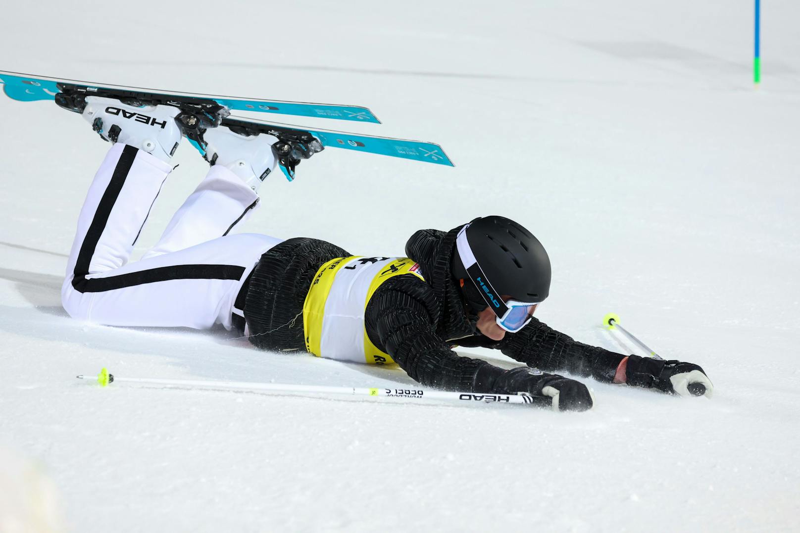 Blieb beim Sturz unverletzt: Maria Höfl-Riesch