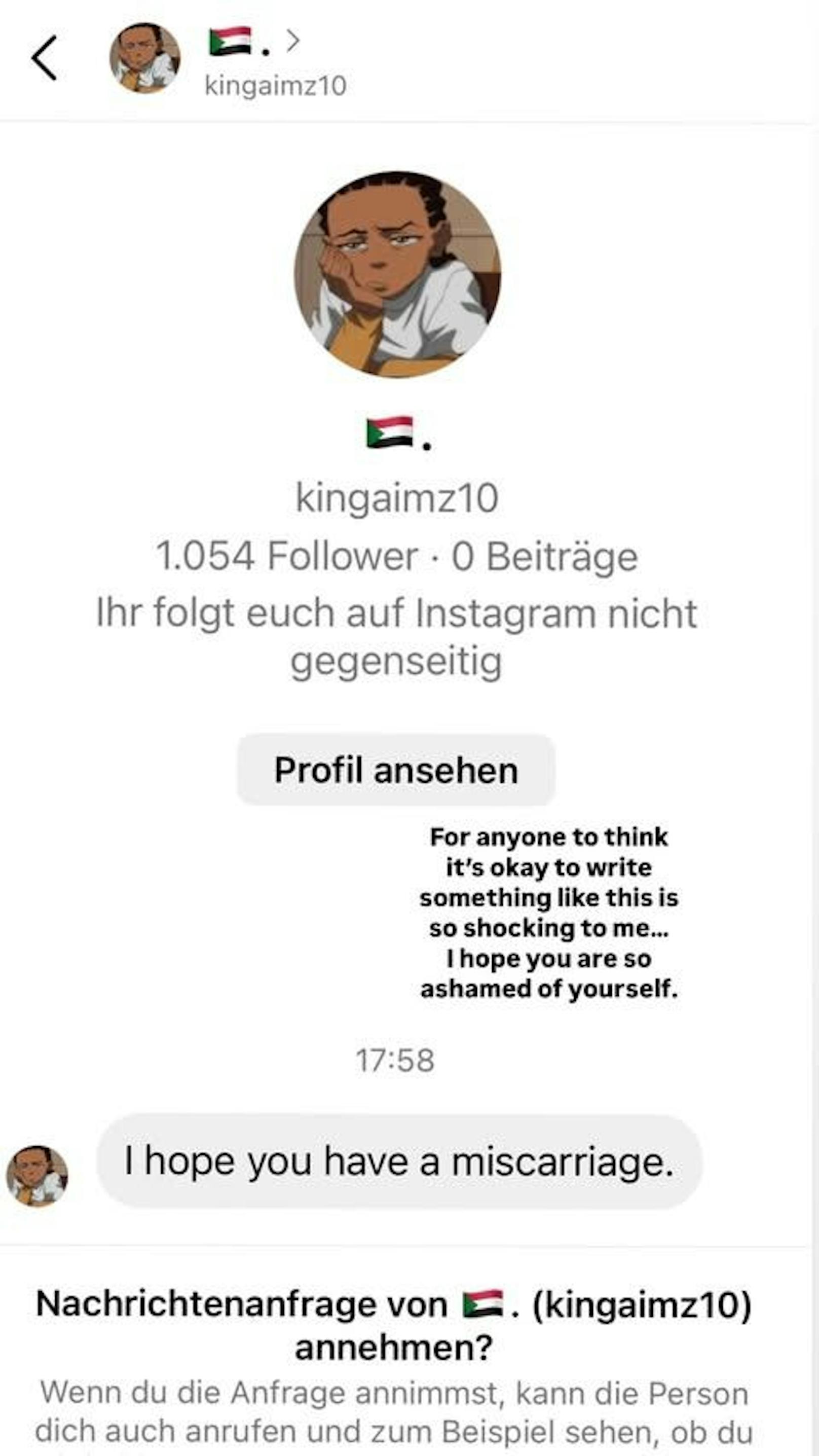 Die Frau von Kai Havertz bekam Hassnachrichten auf Instagram.