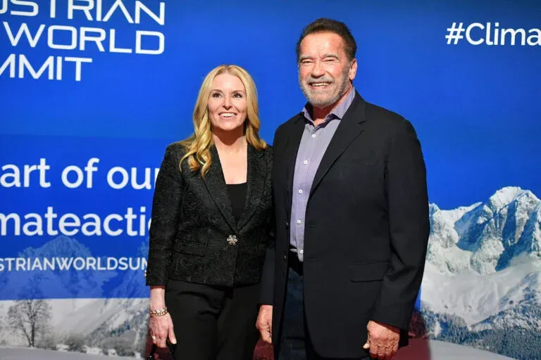 Arnold Schwarzenegger und Heather Milligan beim Charity-Dinner 2024.