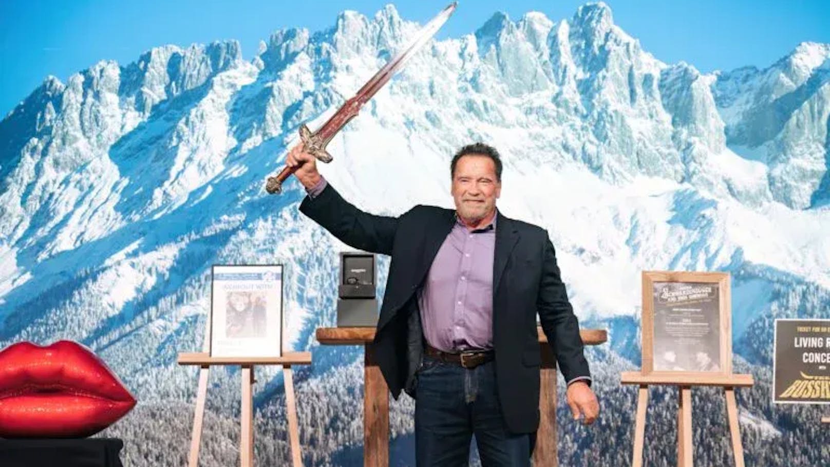 Arnie lädt zum Stanglwirt für Charity-Auktion ein