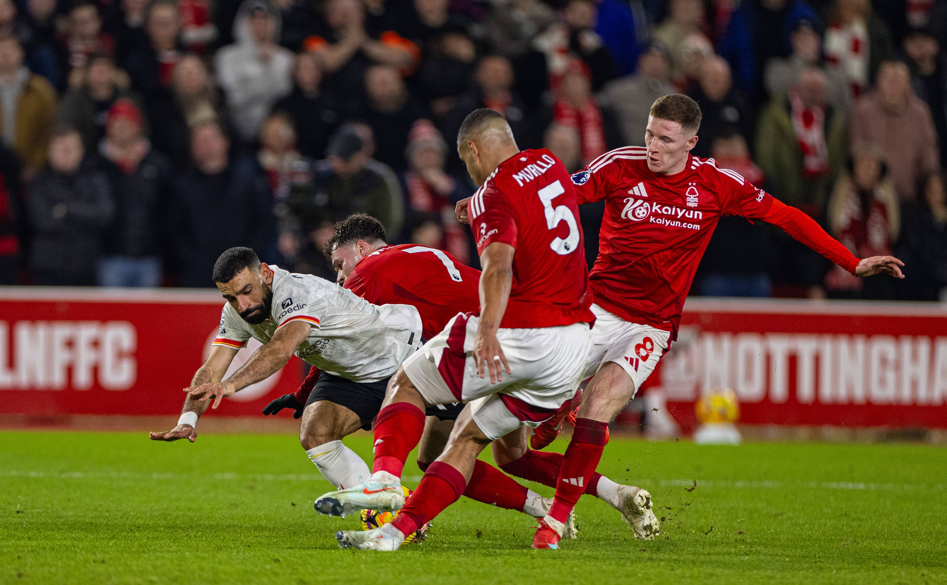 Nottingham Forest stoppte Superstar Mo Salah.