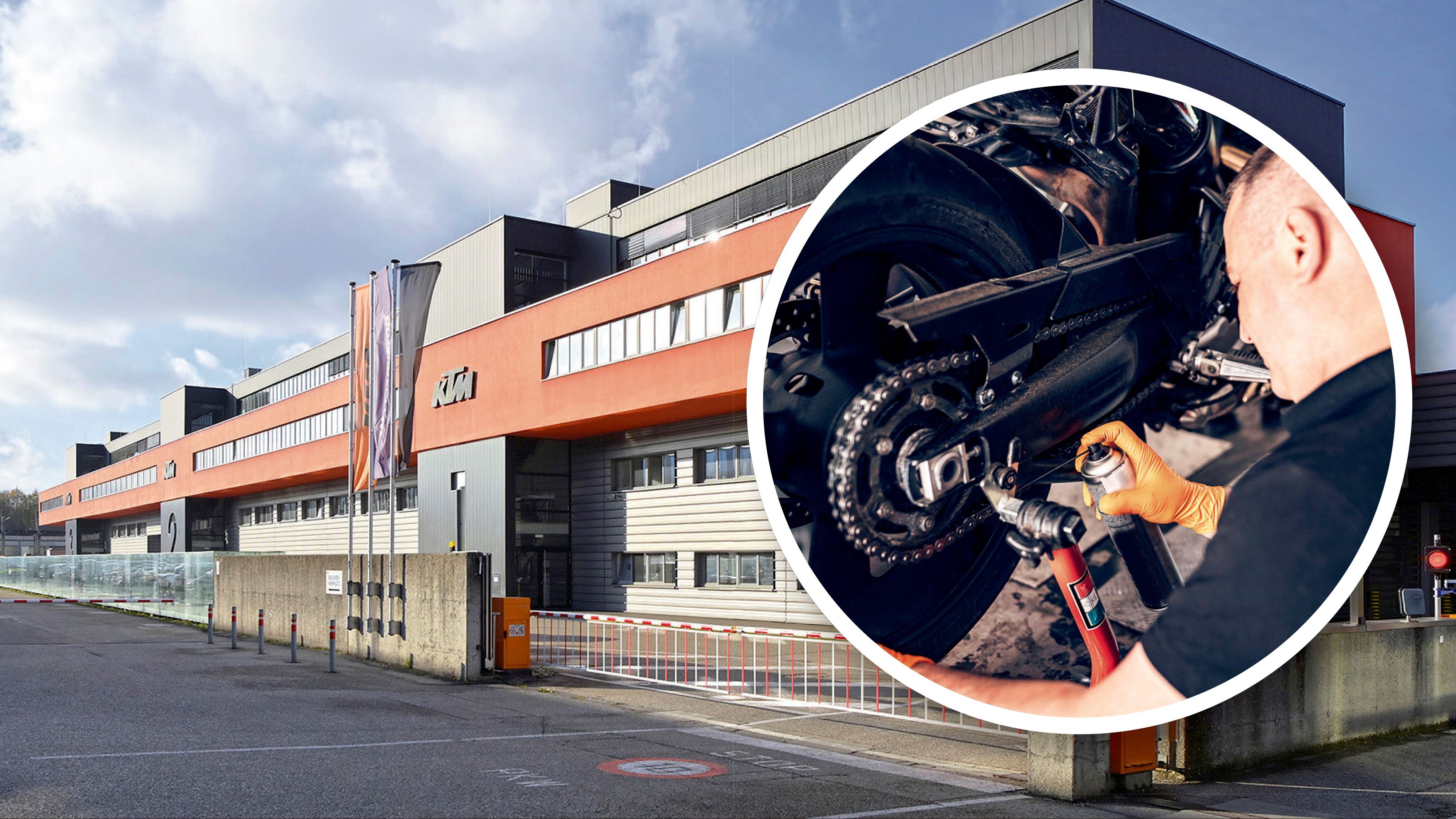 Laut einem KTM-Mitarbeiter herrschen beim Zweirad-Produzenten unruhige Zeiten. Im Bild: Hauptwerk in Mattighofen (Bez. Braunau)