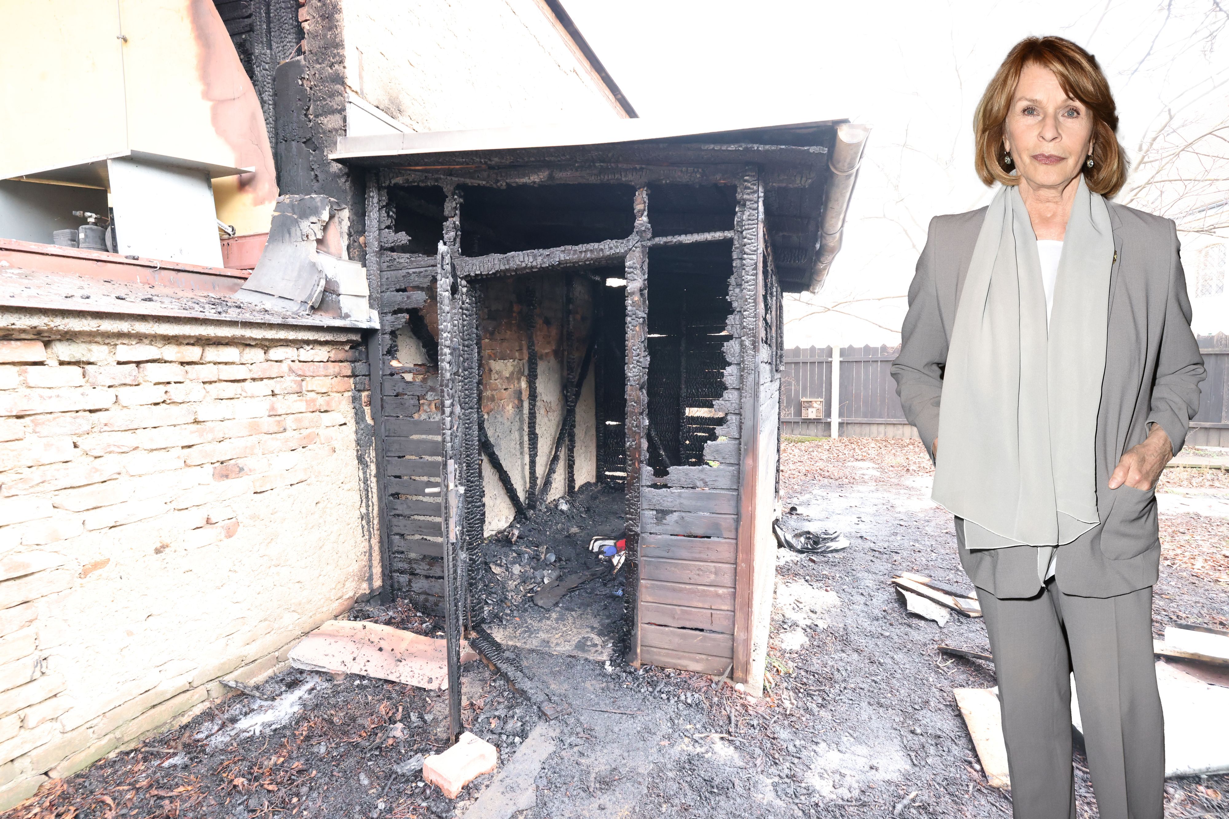 Hütte bei Senta Bergers Geburtshaus in Wien-Hietzing brannte ab. 