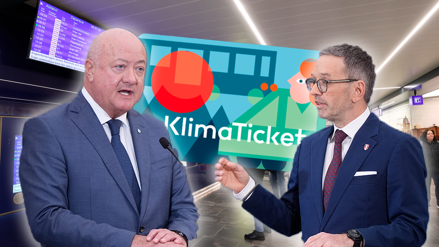 Auch das Klimaticket soll von den Kürzungen betroffen sein.