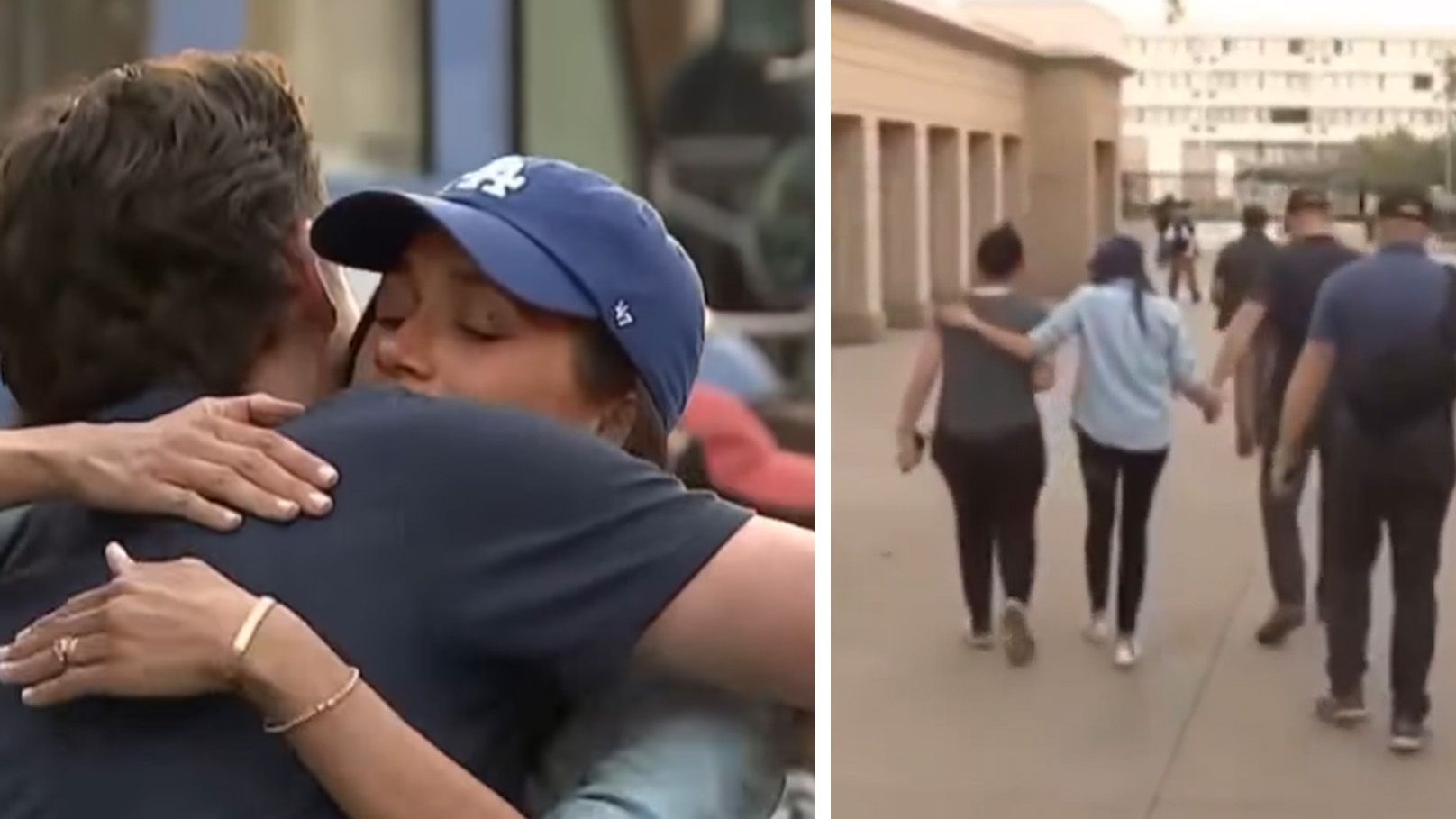 Meghan und Harry zeigen sich mit den Feuer-Opfern.