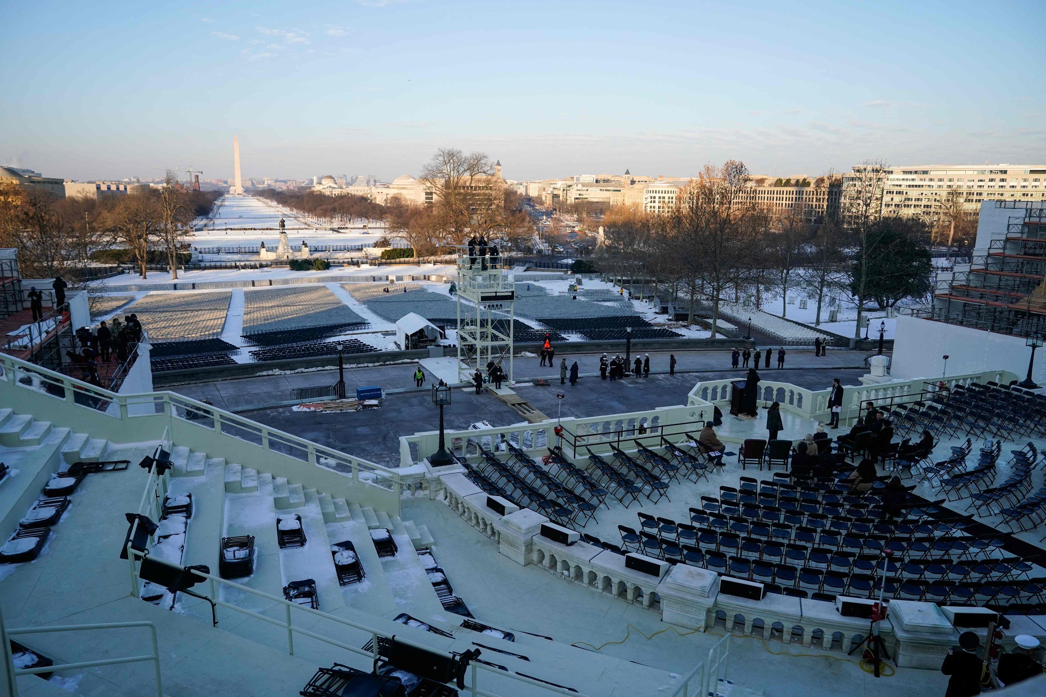 In Washington werden alle Vorkehrungen für die Amtseinführung von Trump getroffen. 