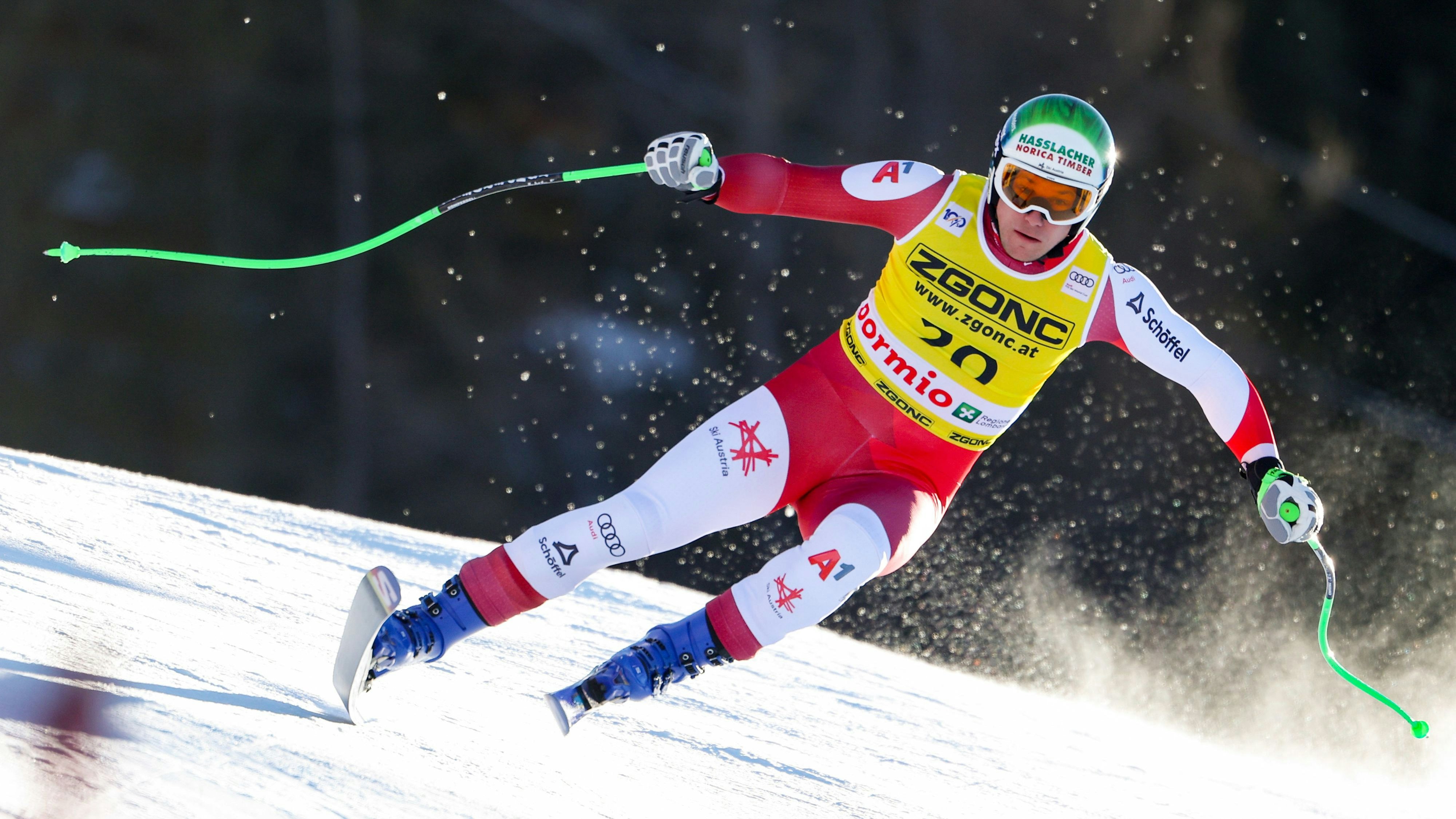 ÖSV-Flitzer Otmar Striedinger war im Training kaum einzubremsen