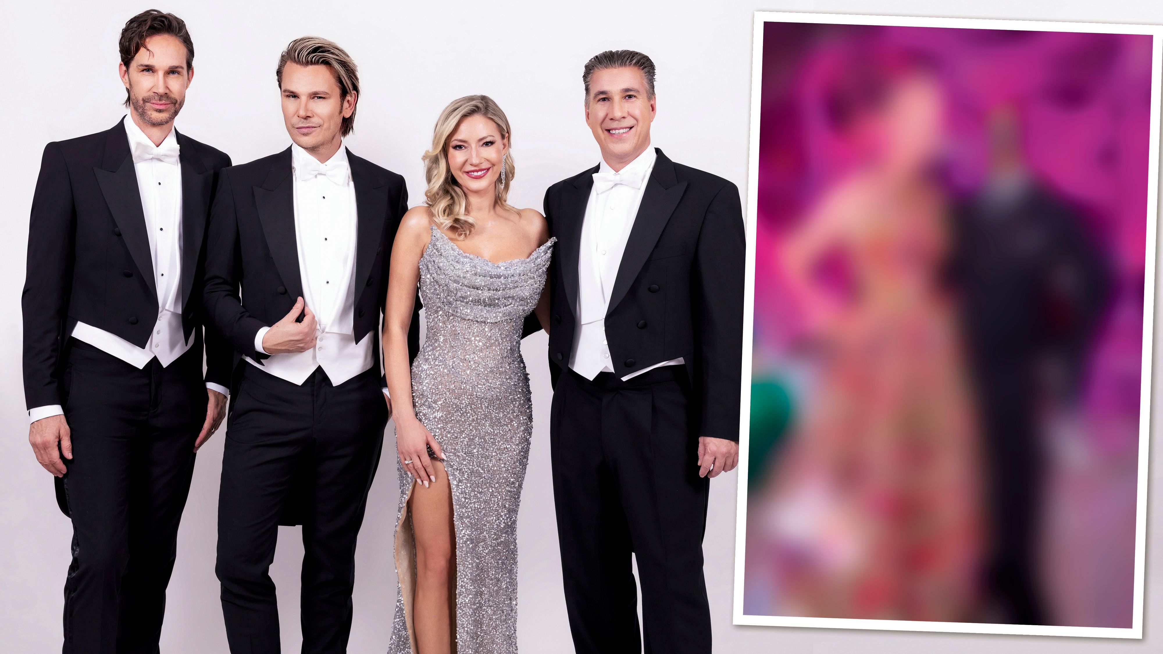 Michael Lameraner und Adi Weiss mit Sylwia und Michael Schmidt empfangen Top-Stars am Ball