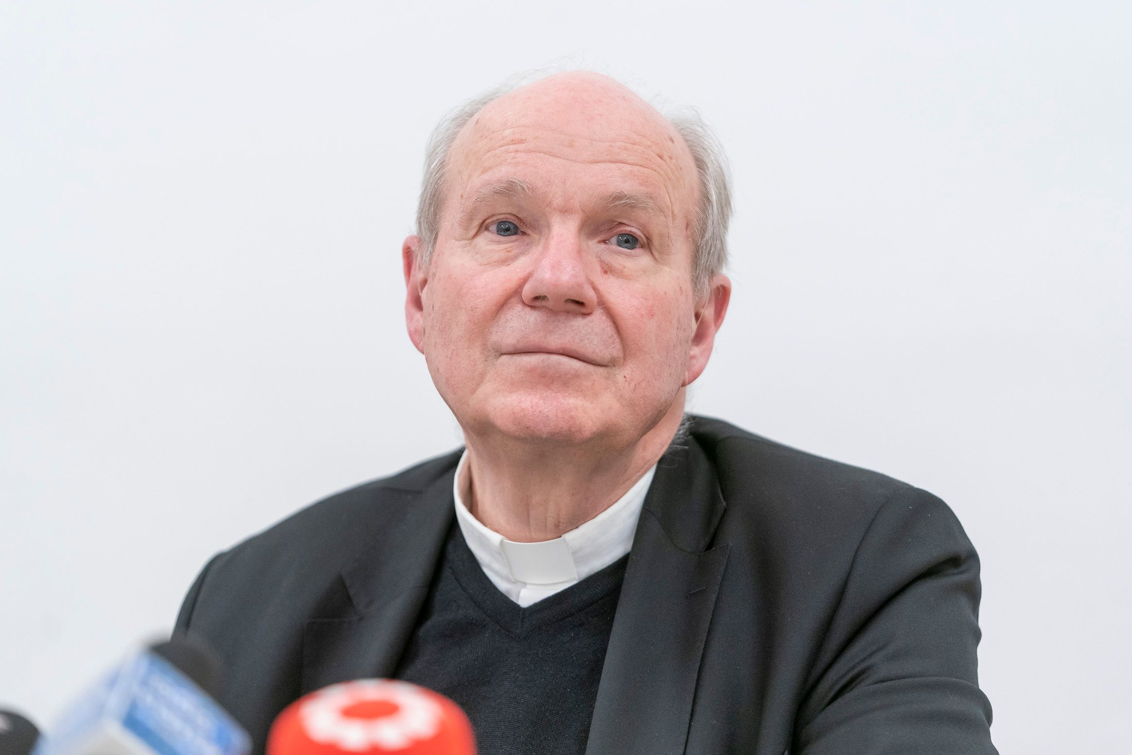 Kardinal Christoph Schönborn bei einem Pressegespräch am Stephansplatz am 16. Dezember 2024.