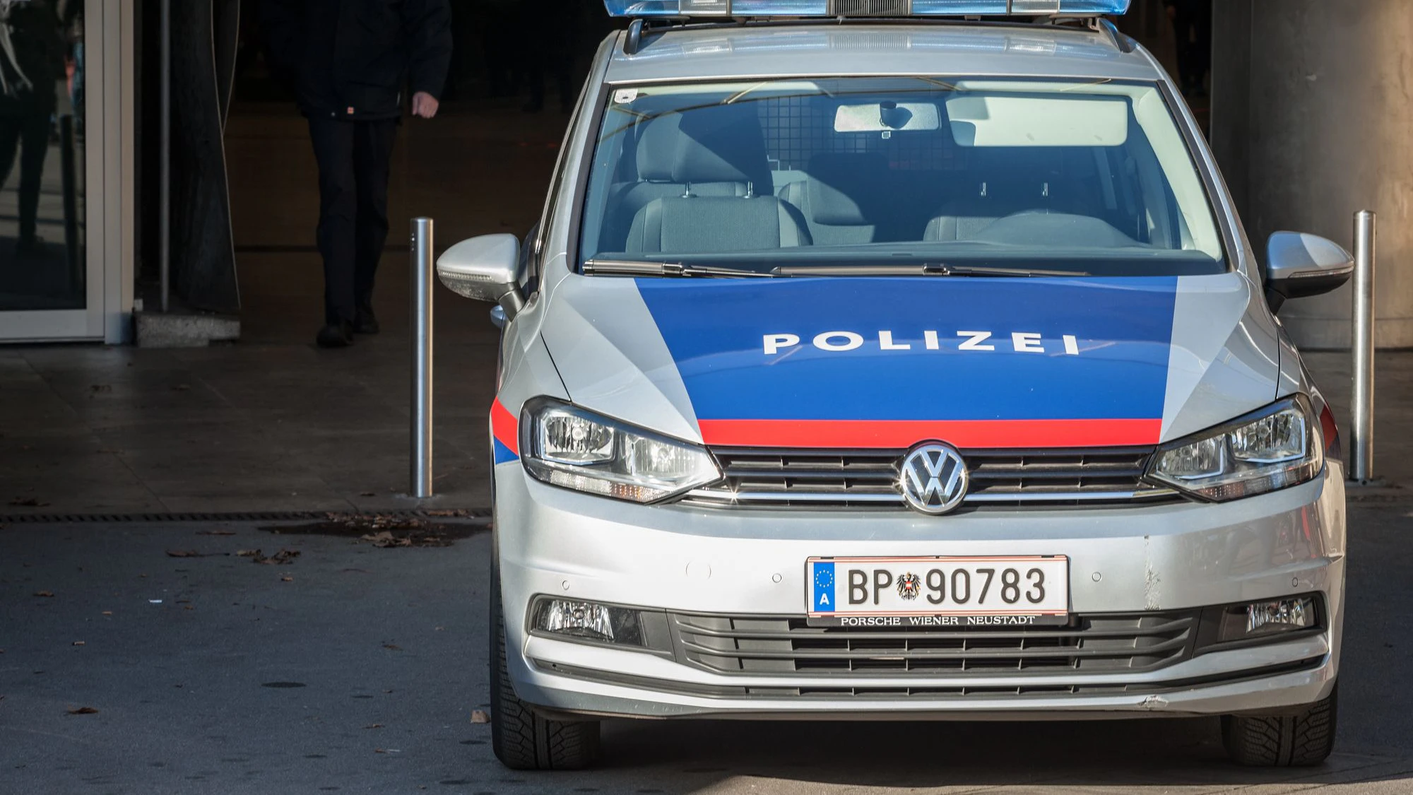 Ein Polizeiauto in Wien. Archivbild.
