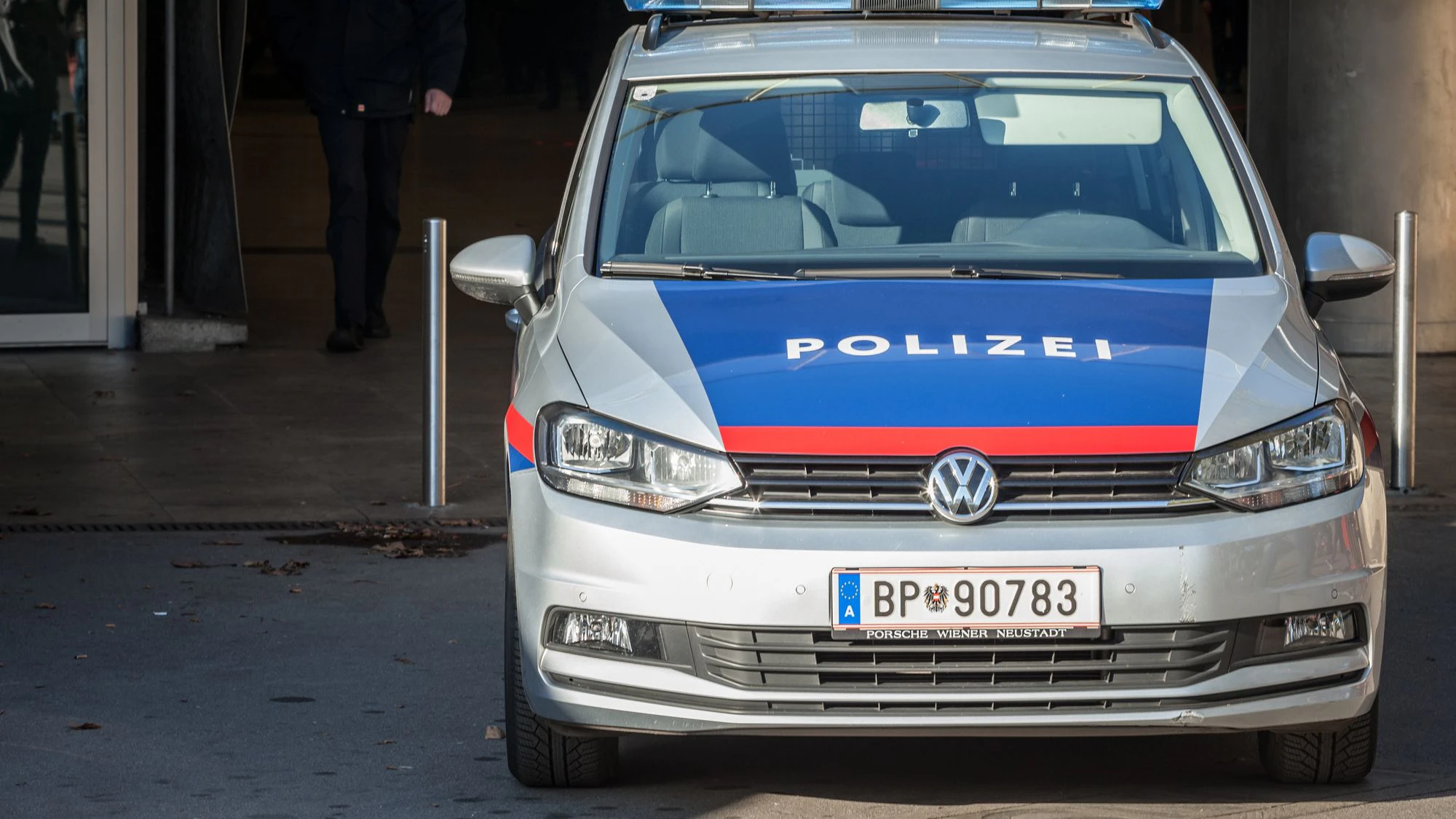 Ein Polizeiauto in Wien. Archivbild.