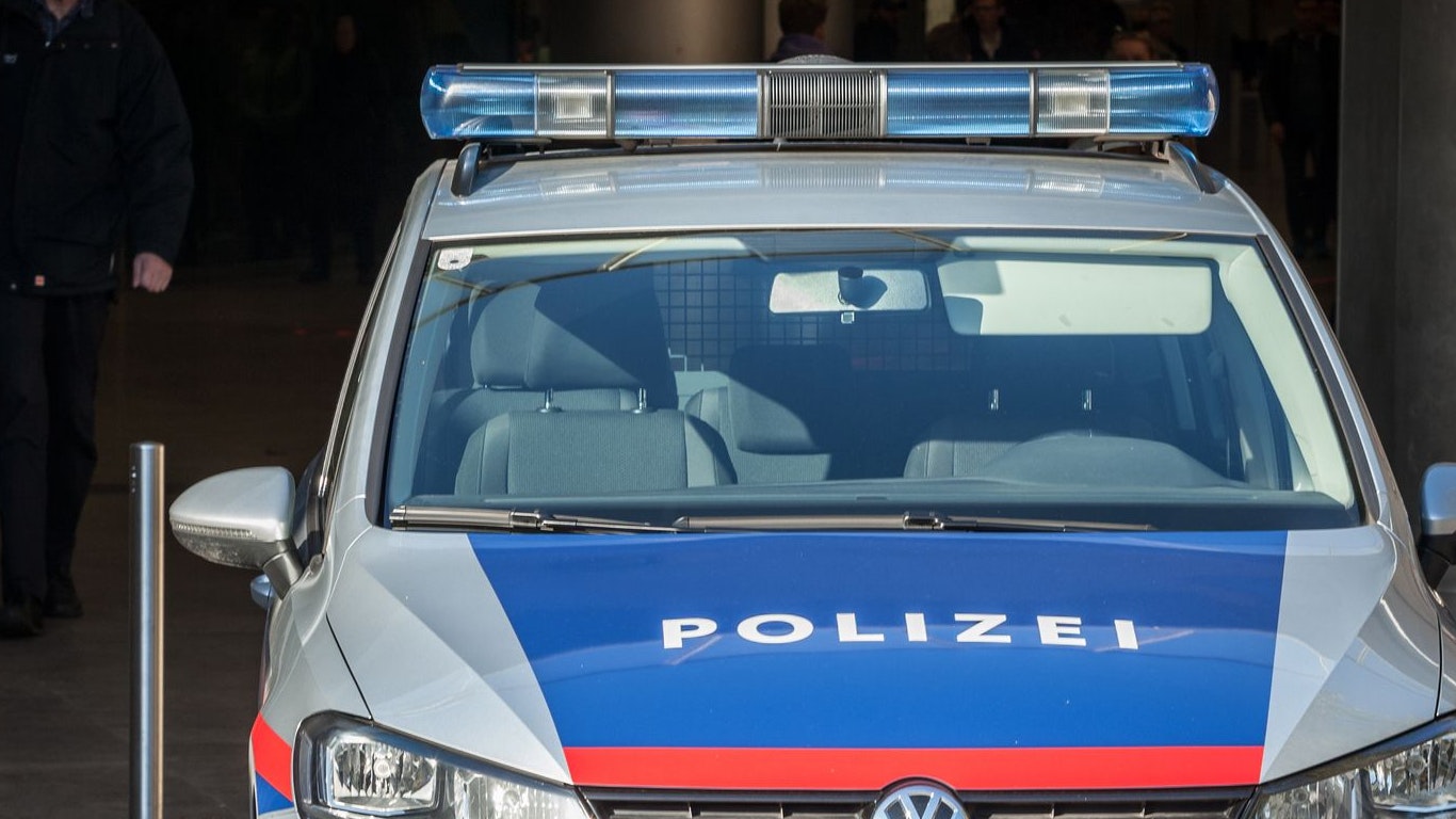 Ein Polizeiauto in Wien. Archivbild.