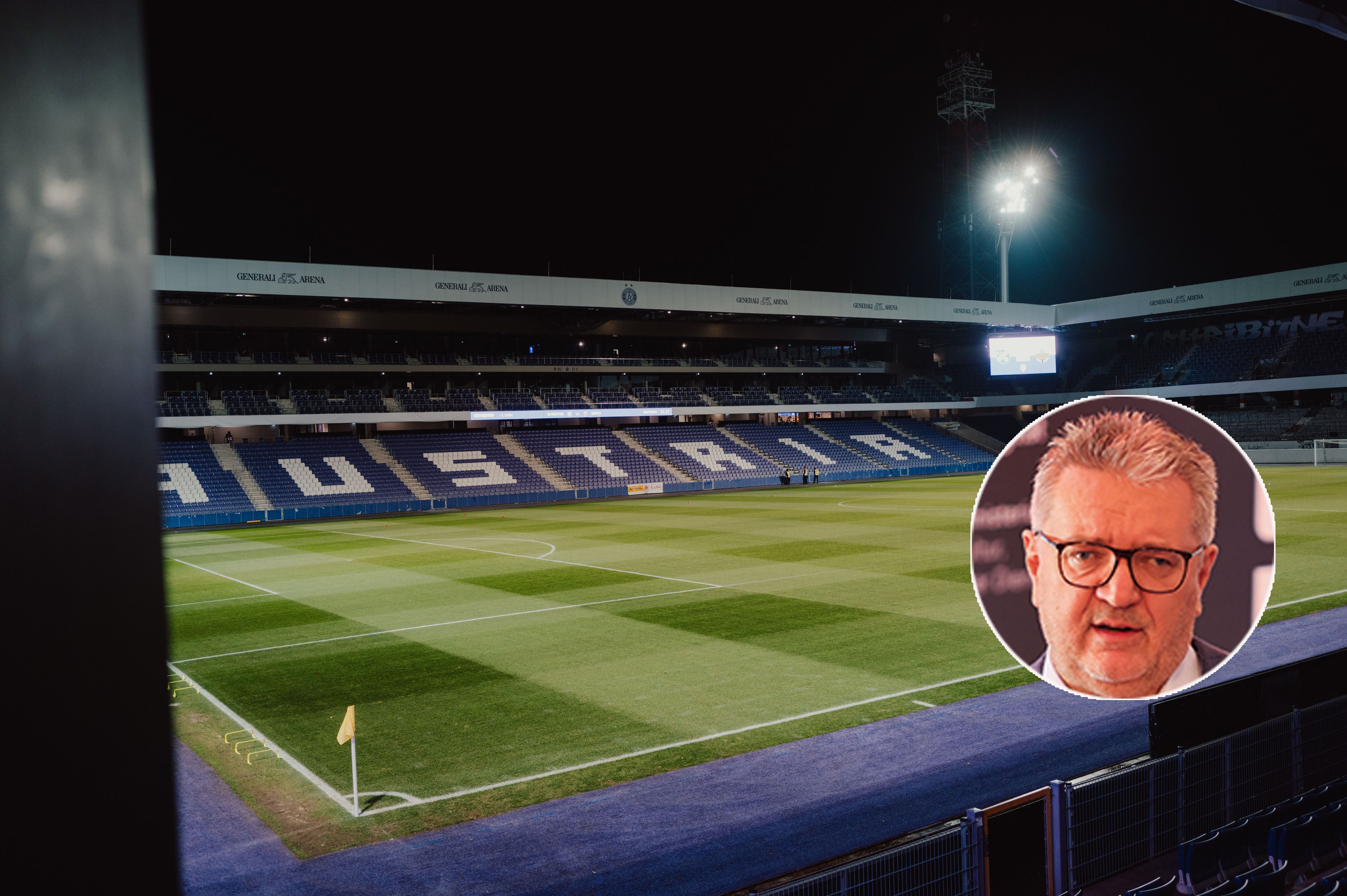 Die Stadt Wien prüft aktuell einen Ankauf der Generali-Arena.