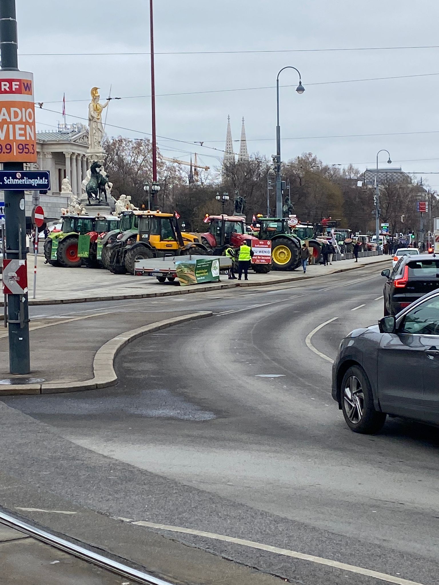 Bauern-Demo legt Wiener City lahm