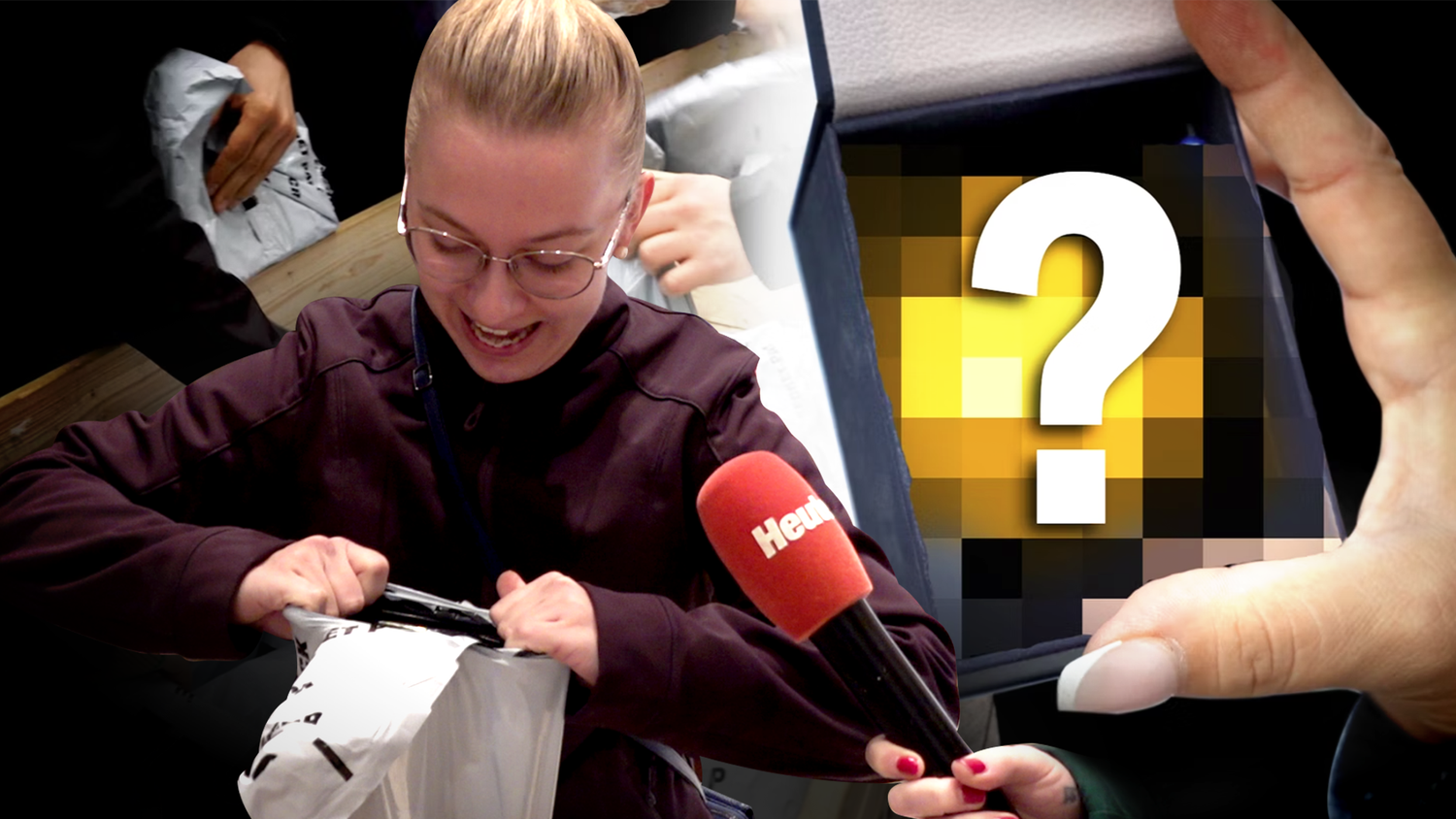 Was befindet sich wohl in Rebeccas Paket?