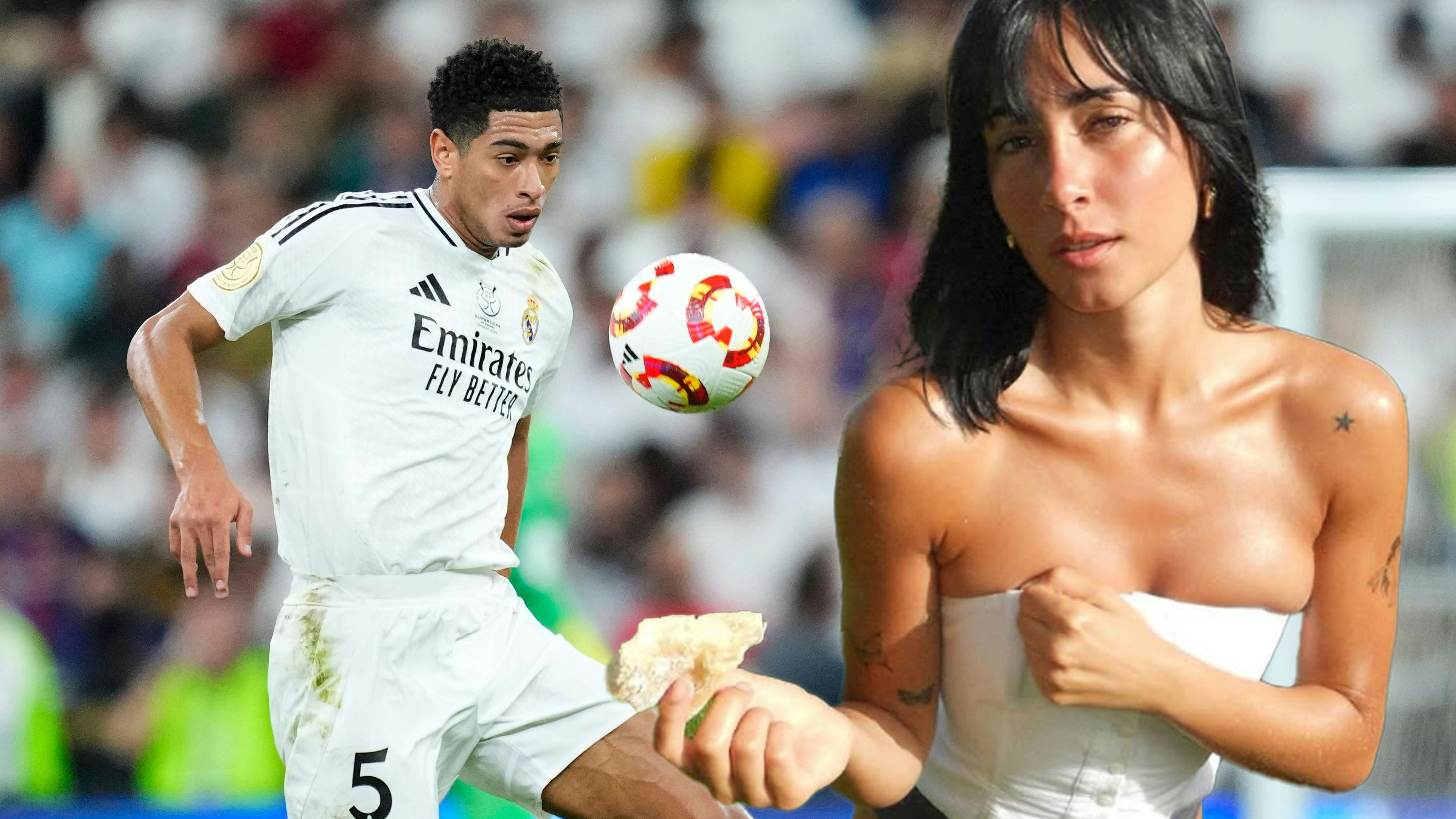 Jude Bellingham vor Aitana.