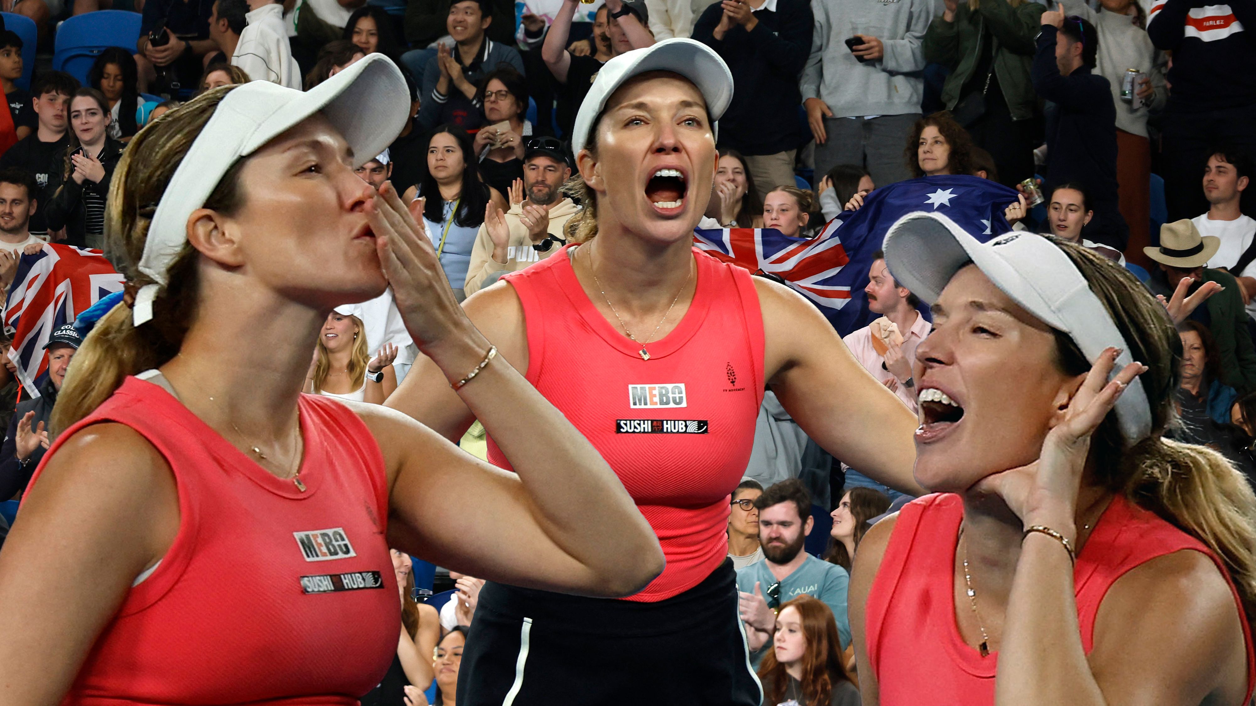 Danielle Collins provoziert die Fans nach dem Sieg über Destanee Aiava.