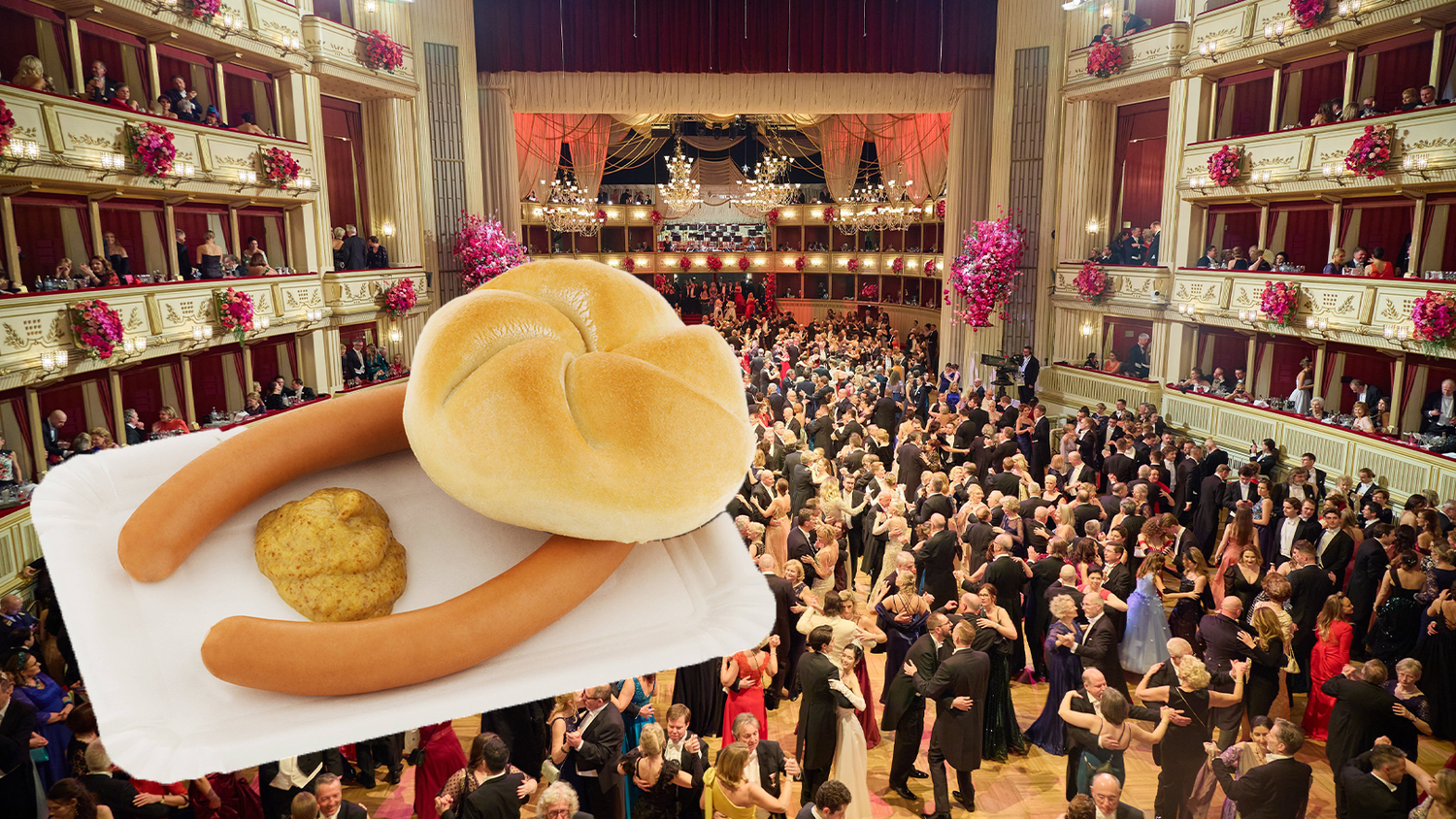 Opernball-Buffetpreise: Beim Blick auf die Speisekarte könnte sich manchem der Magen umdrehen.