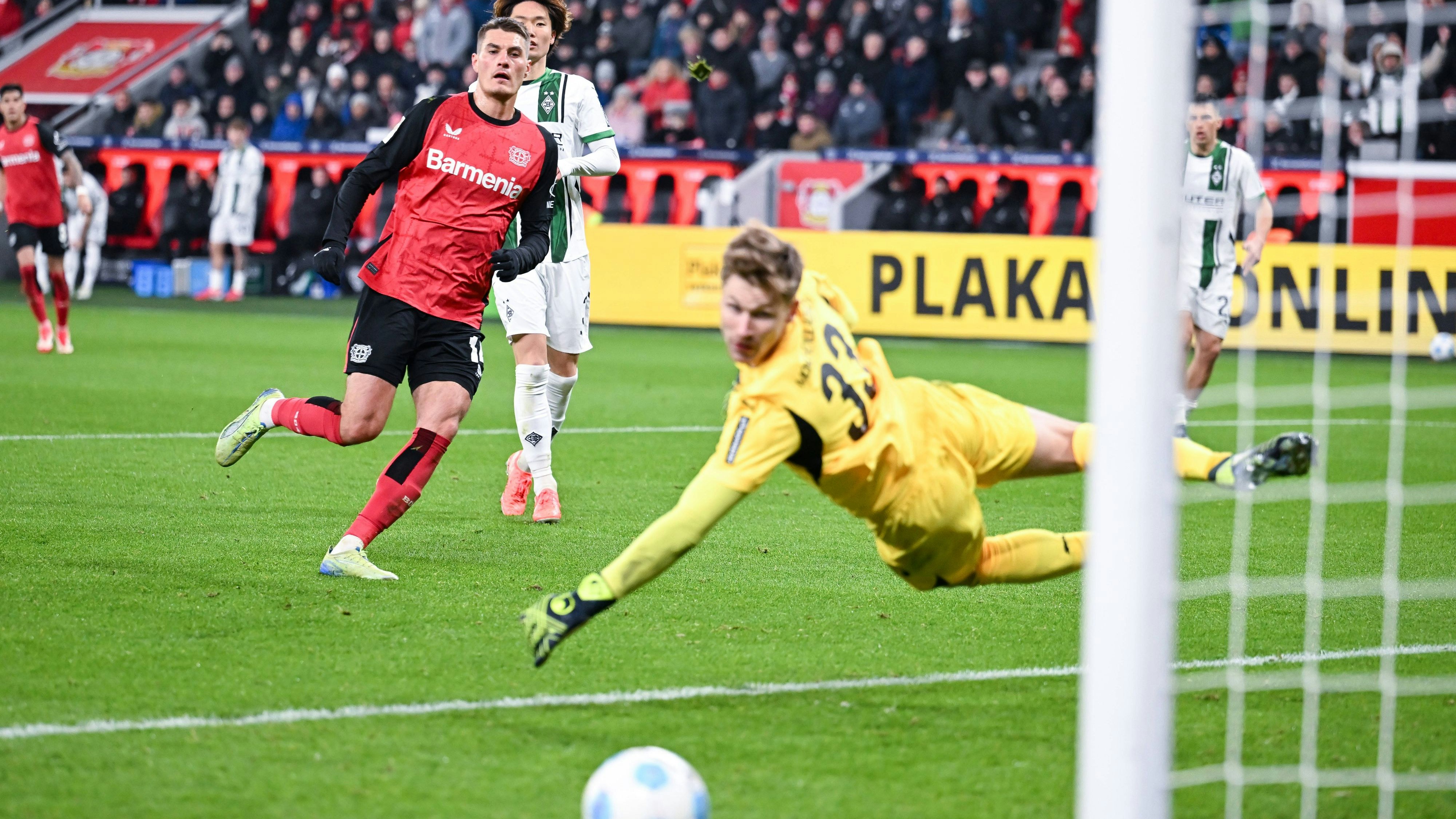 Patrick Schick trifft zum zwischenzeitlichen 3:0.