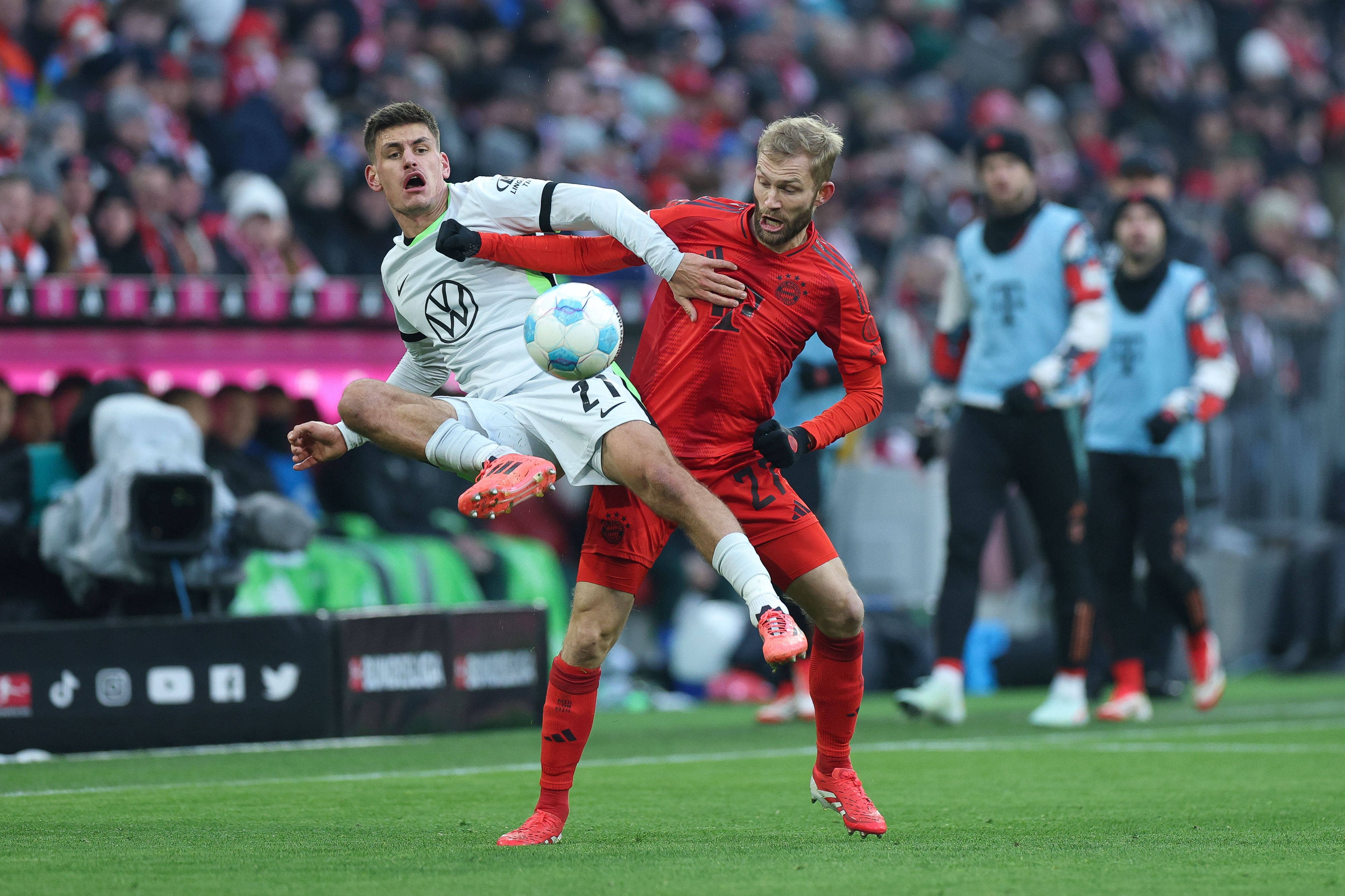 Für Hasenhüttls Wolfsburg gab es gegen ÖFB-Legionär Konrad Laimer und den FC Bayern nichts zu holen.