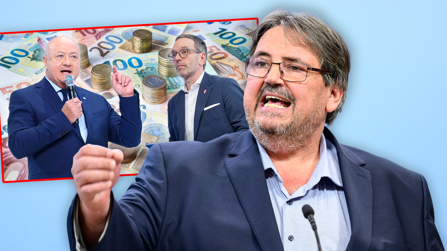 Josef Muchitsch (SPÖ) rechnete hart mit den Einsparungsplänen von FPÖ und ÖVP ab.