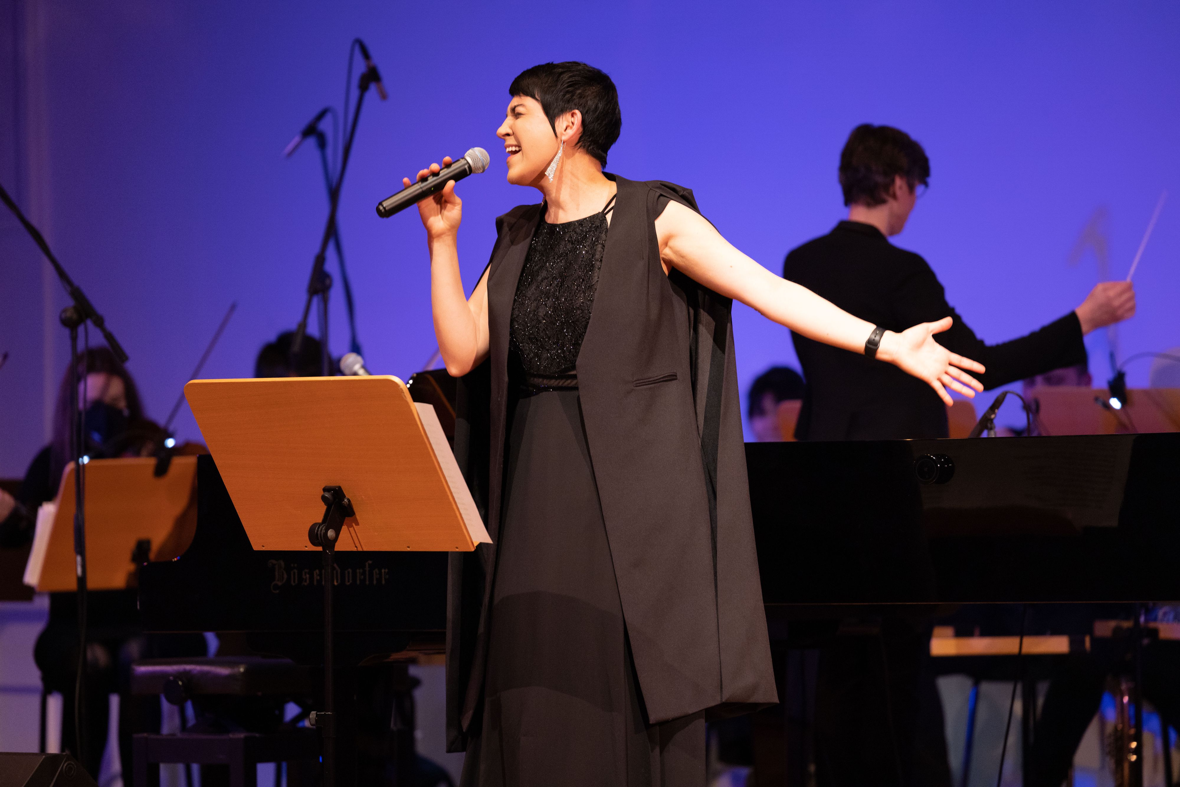 Sabina Hank (48) bei einem ihrer zahlreichen Auftritte.