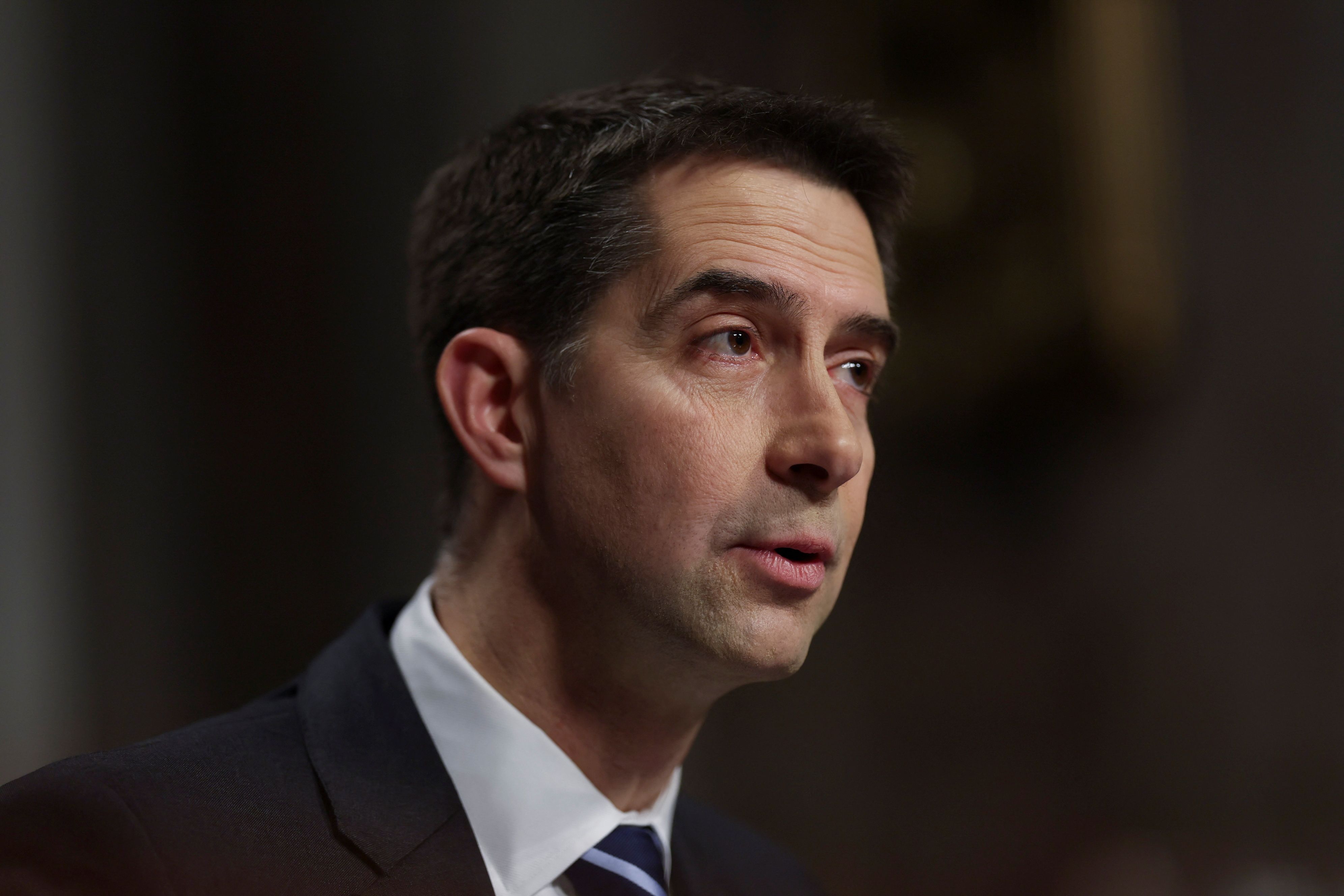 Senator Tom Cotton aus Arkansas hat sich das TikTok-Verbot zur Aufgabe gemacht, was ihm viel Kritik einbrachte. Laute Stimmen fordern nun seine Absetzung.