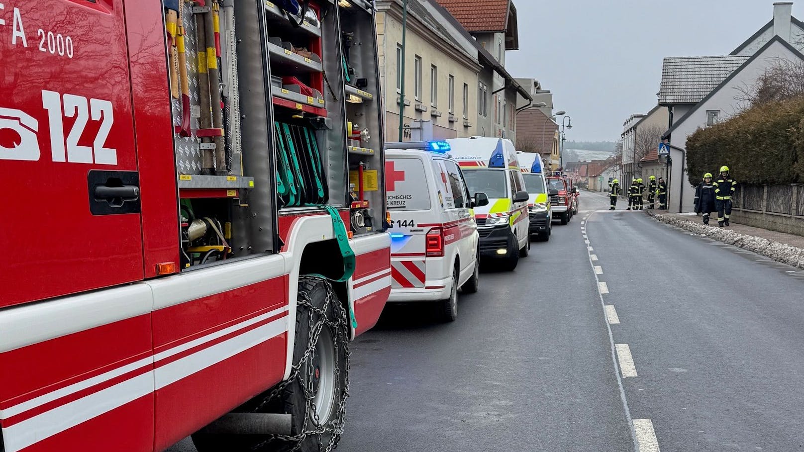 Zimmerbrand in Hofstetten fordert zwei Verletzte