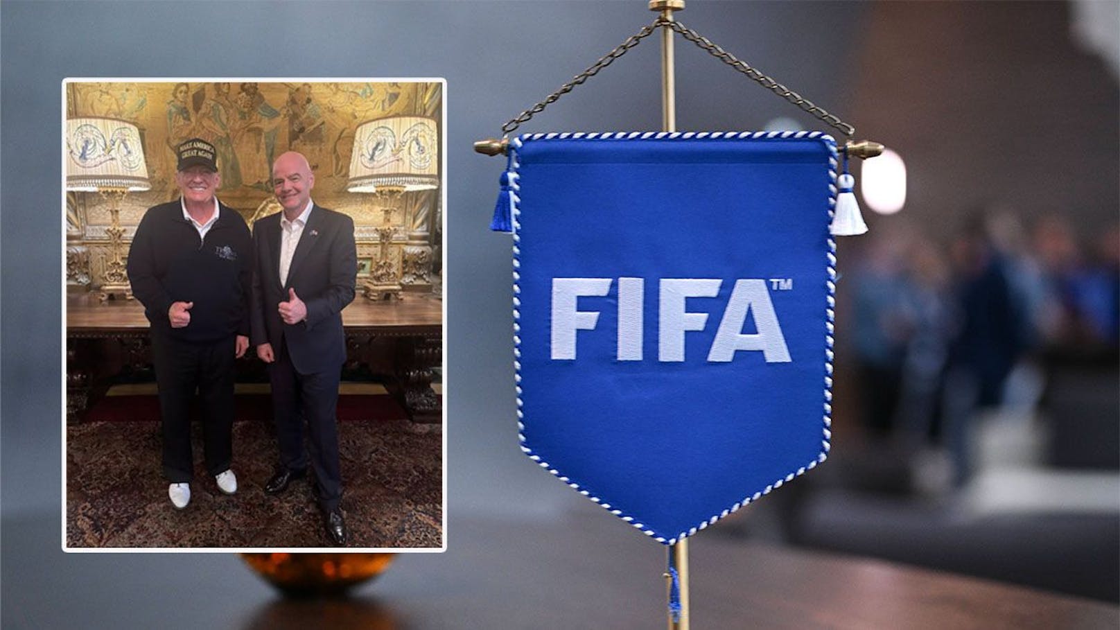 FIFA-Boss Infantino nimmt an Trump-Zeremonie teil