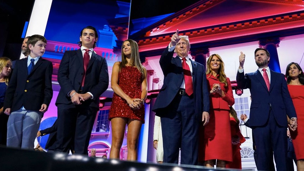 Der US-Präsident spielt die Familien-Karte, sooft es geht