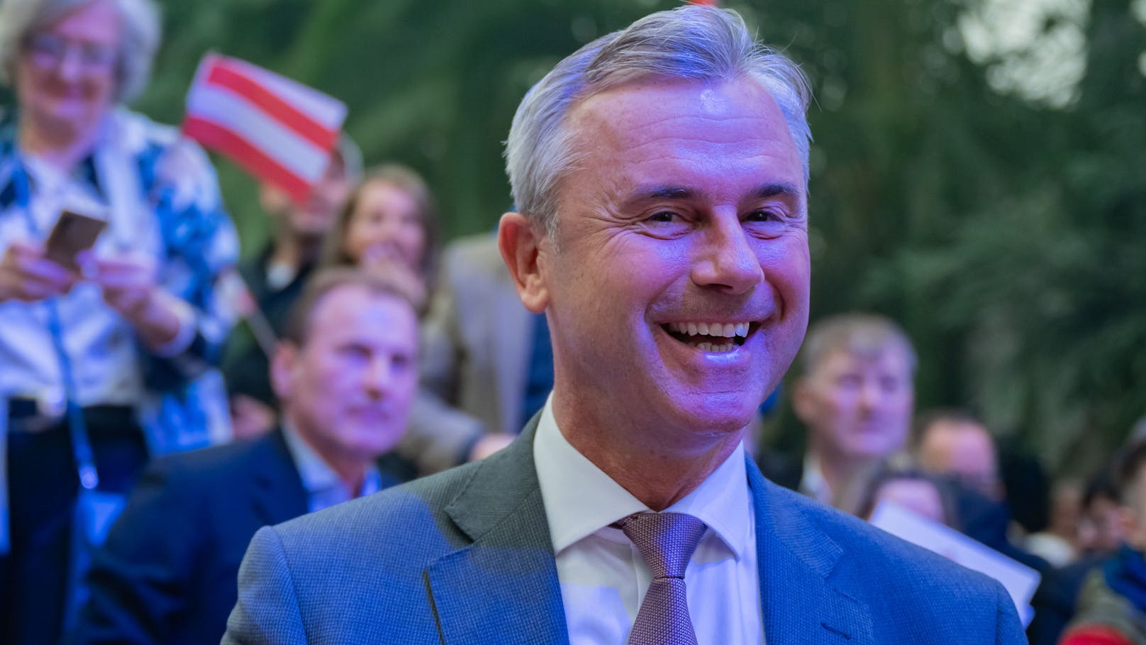 "Ich bin nicht gekommen, um Zweiter zu werden", betonte FPÖ-Spitzenkandidat Norbert Hofer im Vorfeld.