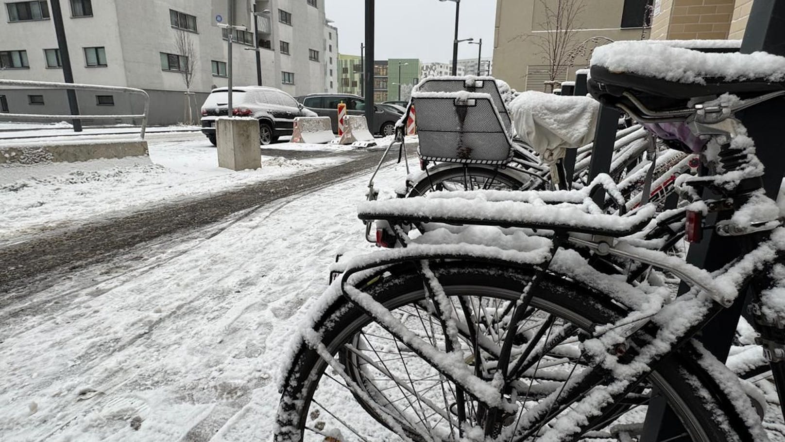 Mysteriös! Darum schneit es nur in diesem Teil Wiens