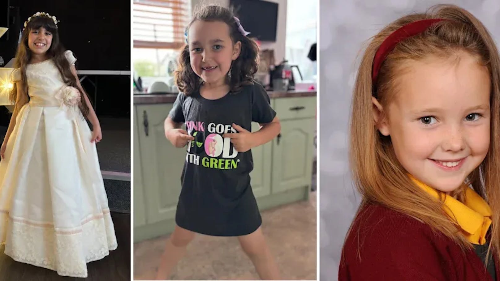 Alice (9), Bebe (6) und Elsie (7) wollten tanzen wie Taylor Swift, als der Killer mit einem Messer kam