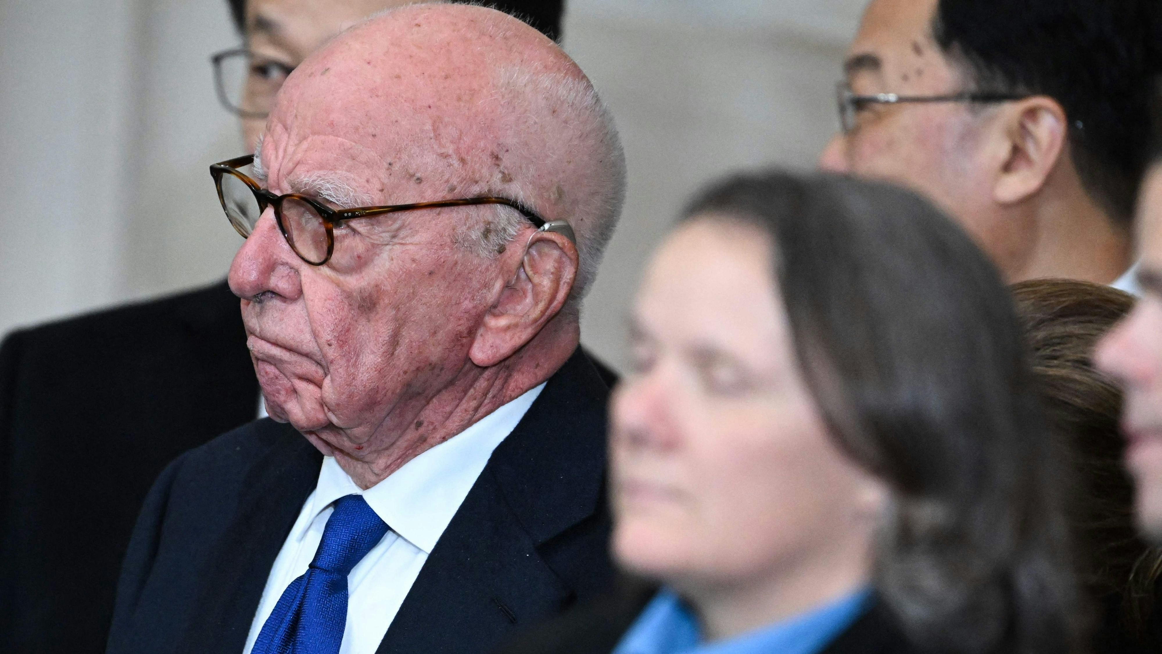 93 Jahre alt: Medienzar Rupert Murdoch (Sun, Times, Sky) bei der Angelobung