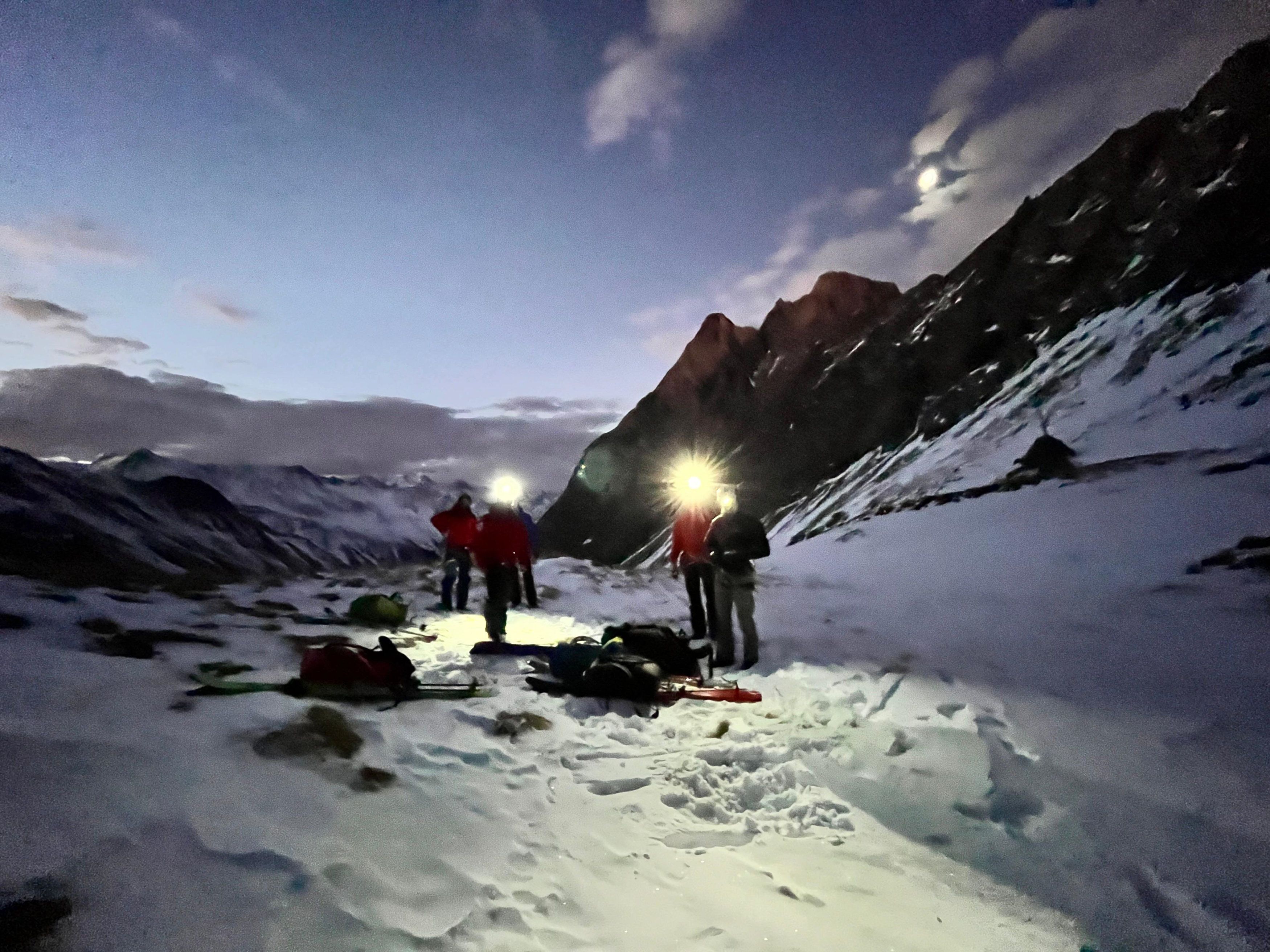 Bilder des Rettungseinsatzes am Großglockner.