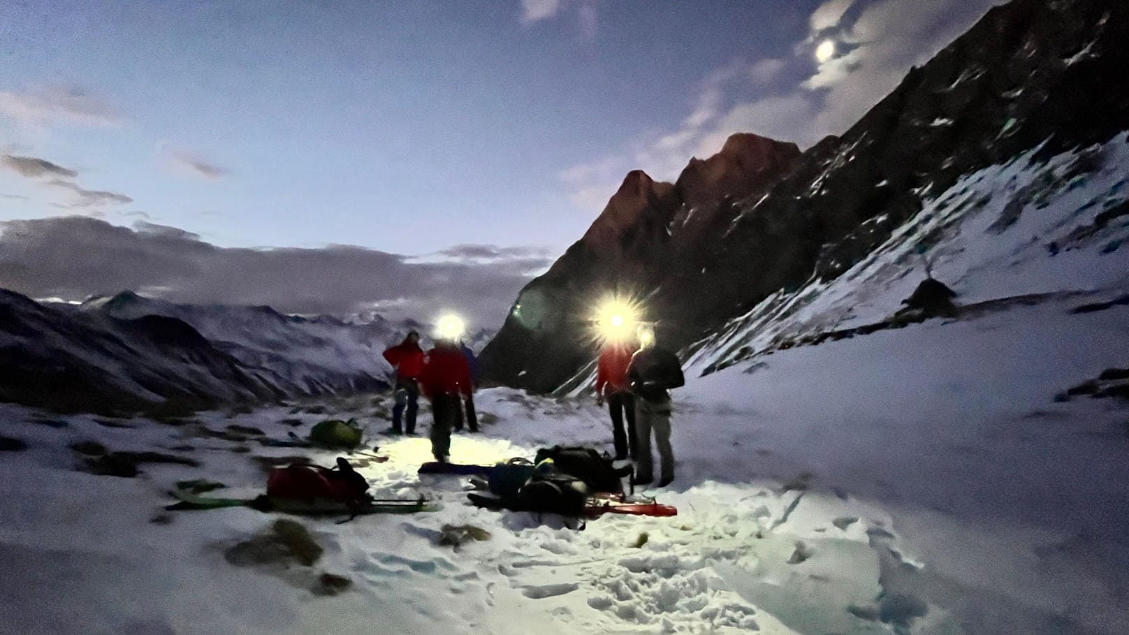 Bilder des Rettungseinsatzes am Großglockner 