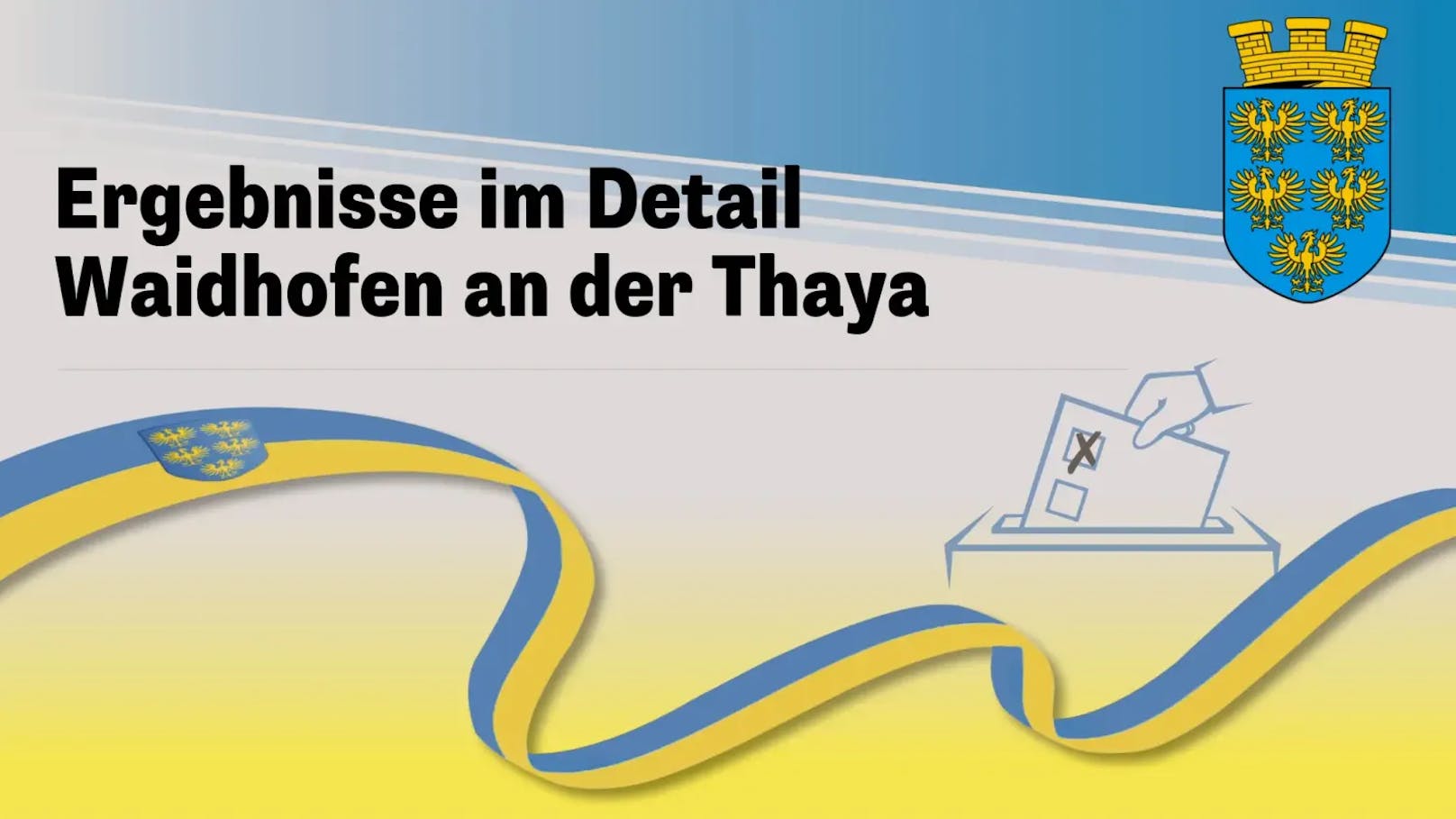 Das Ergebnis aus dem Bezirk Waidhofen an der Thaya