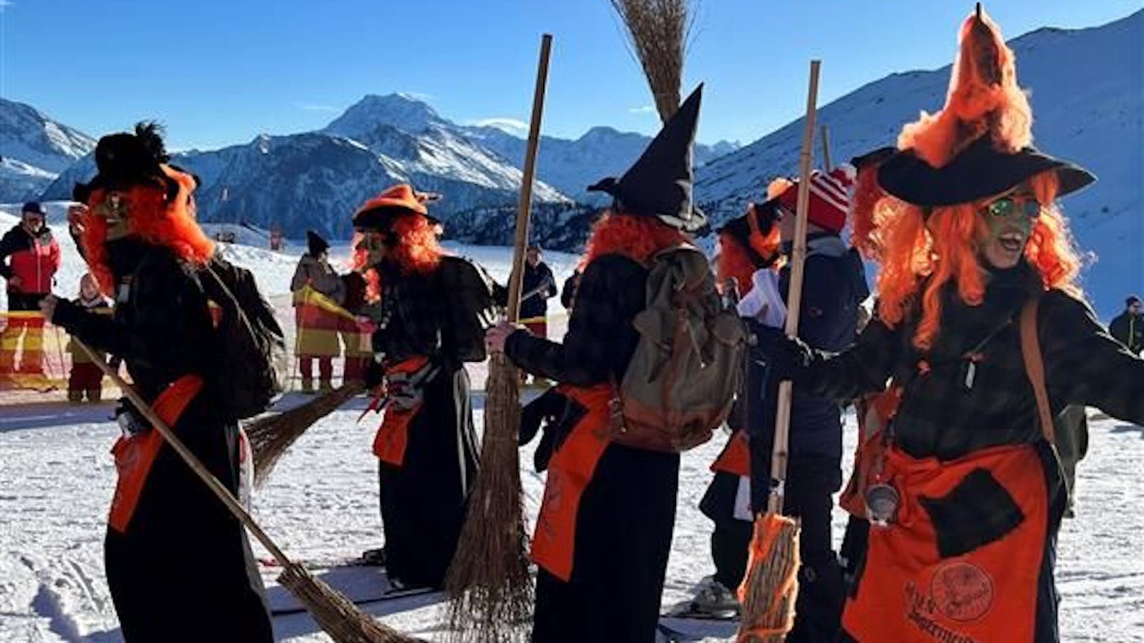 Am Samstag gab es im Skigebiet Belalp ein besonderes Spektakel.