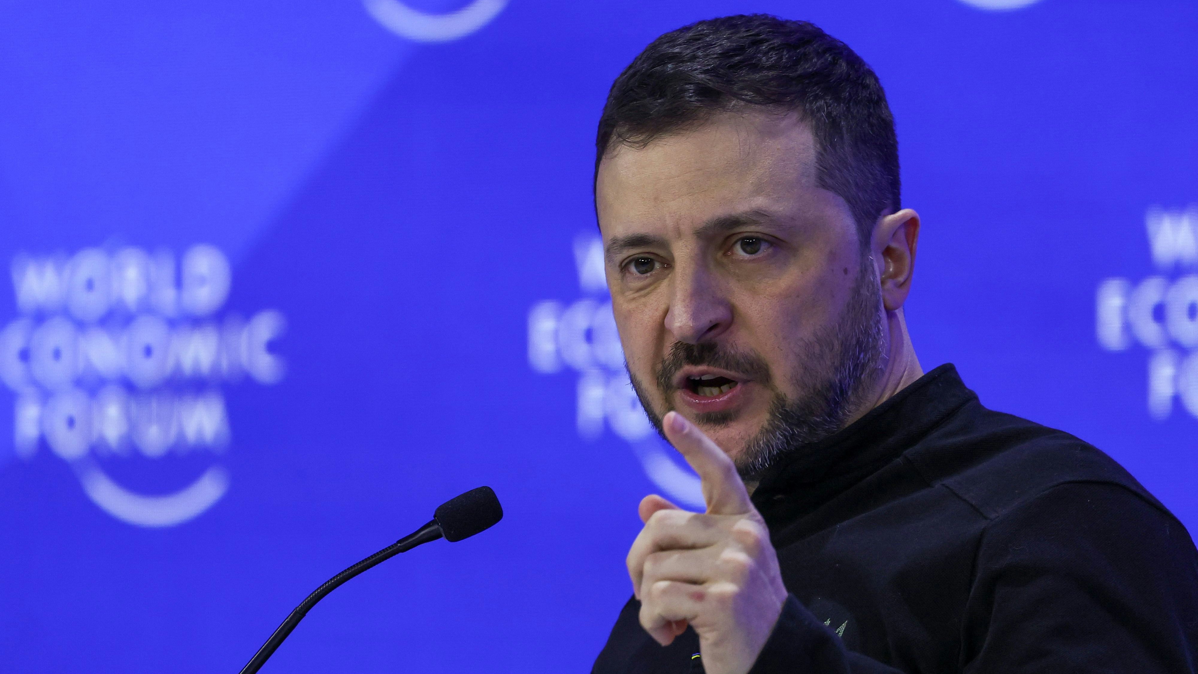 Der ukrainische Präsident war beim World Economic Forum in in Davos zu Gast und hielt eine Rede zur Lage der Ukraine. 